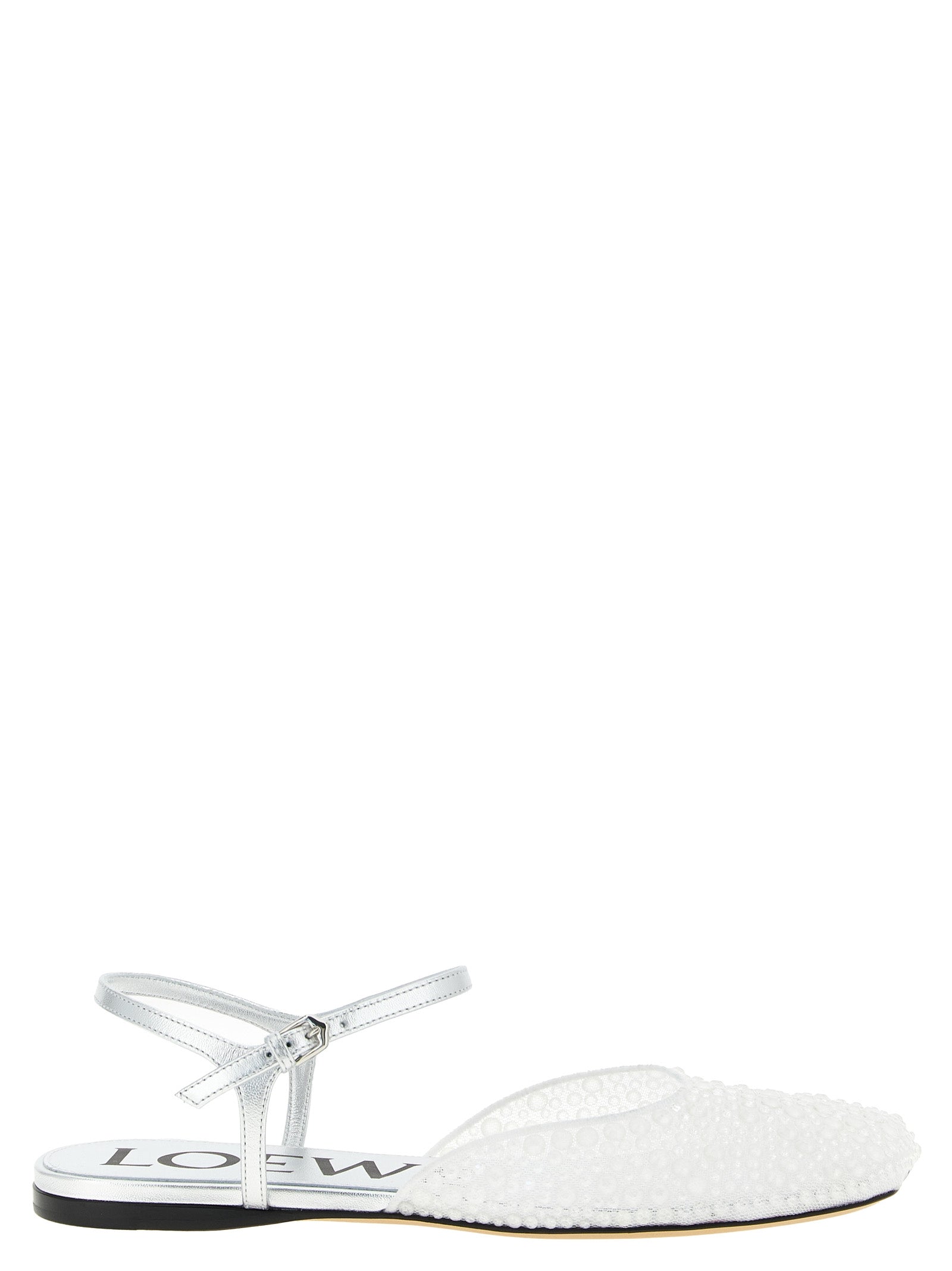Loewe Weiße Ballerinas aus Polyamid