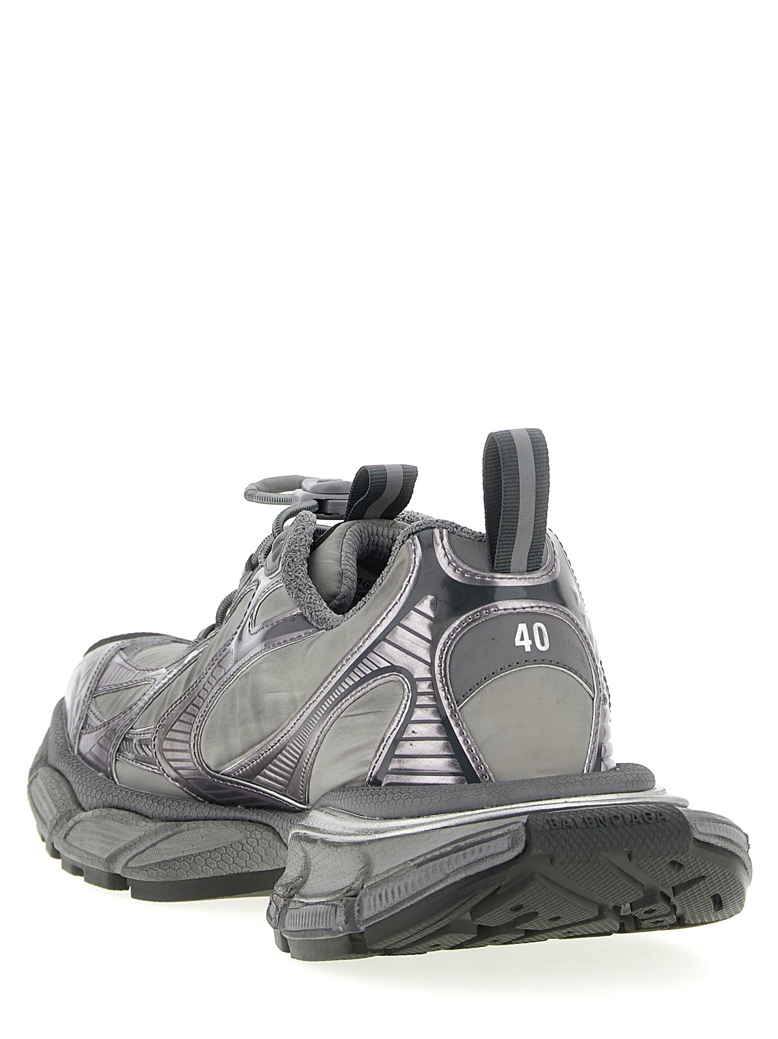 Balenciaga Graue Sportschuhe aus Polyester