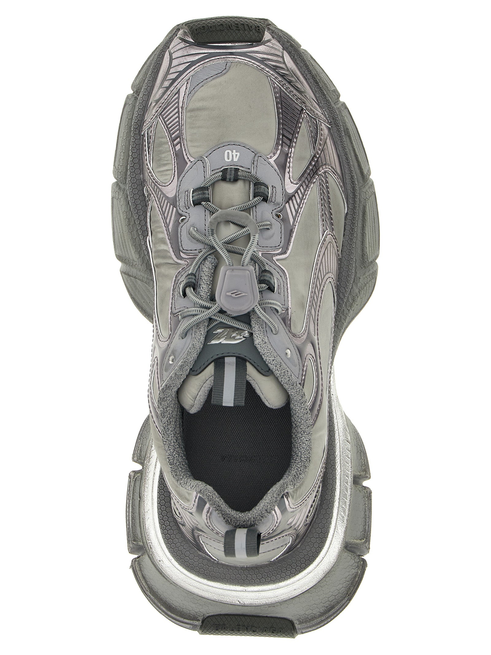 Balenciaga Graue Sportschuhe aus Polyester