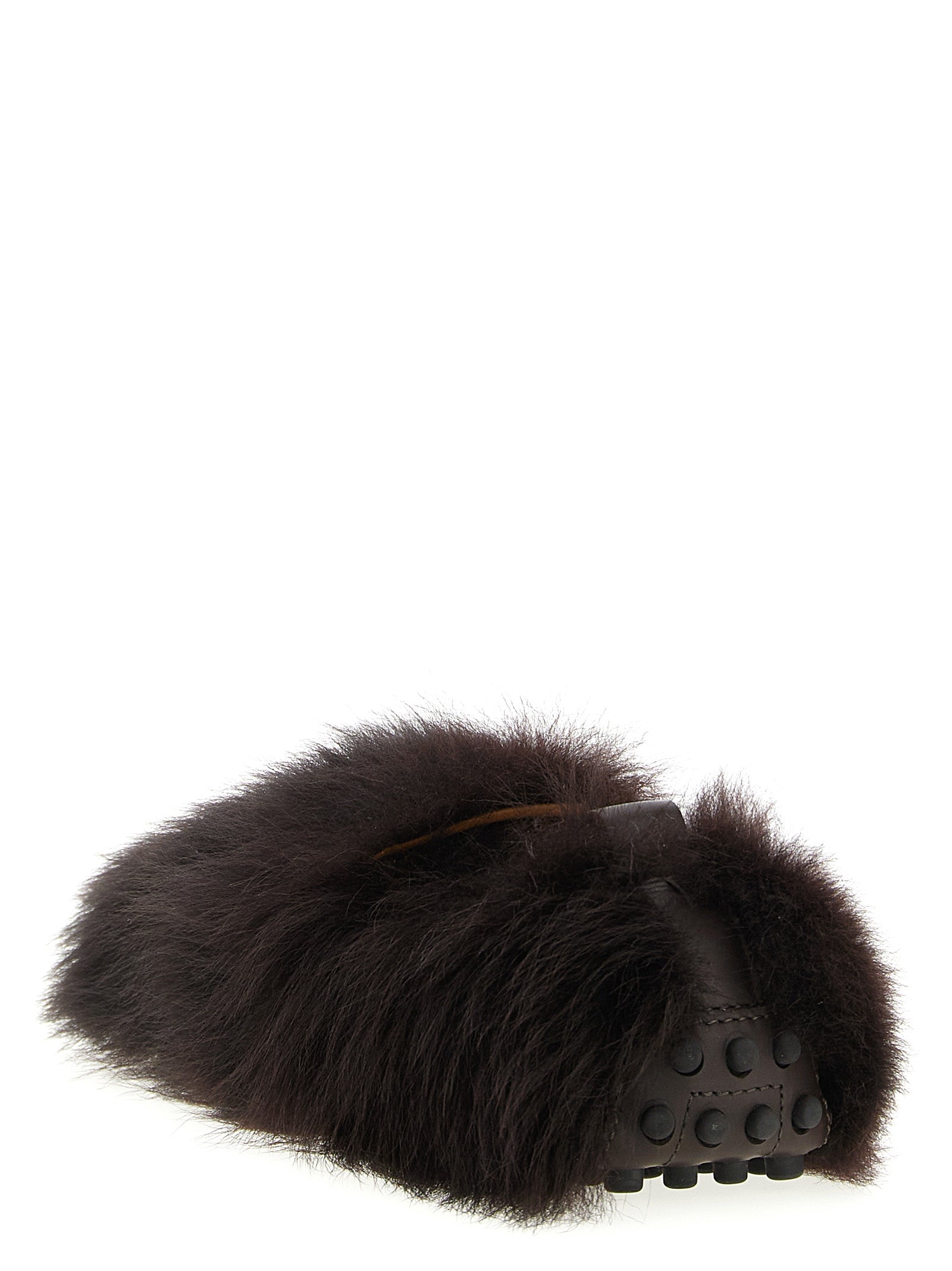 Tod's Braune Lammleder-Loafer zum Hineinschlüpfen