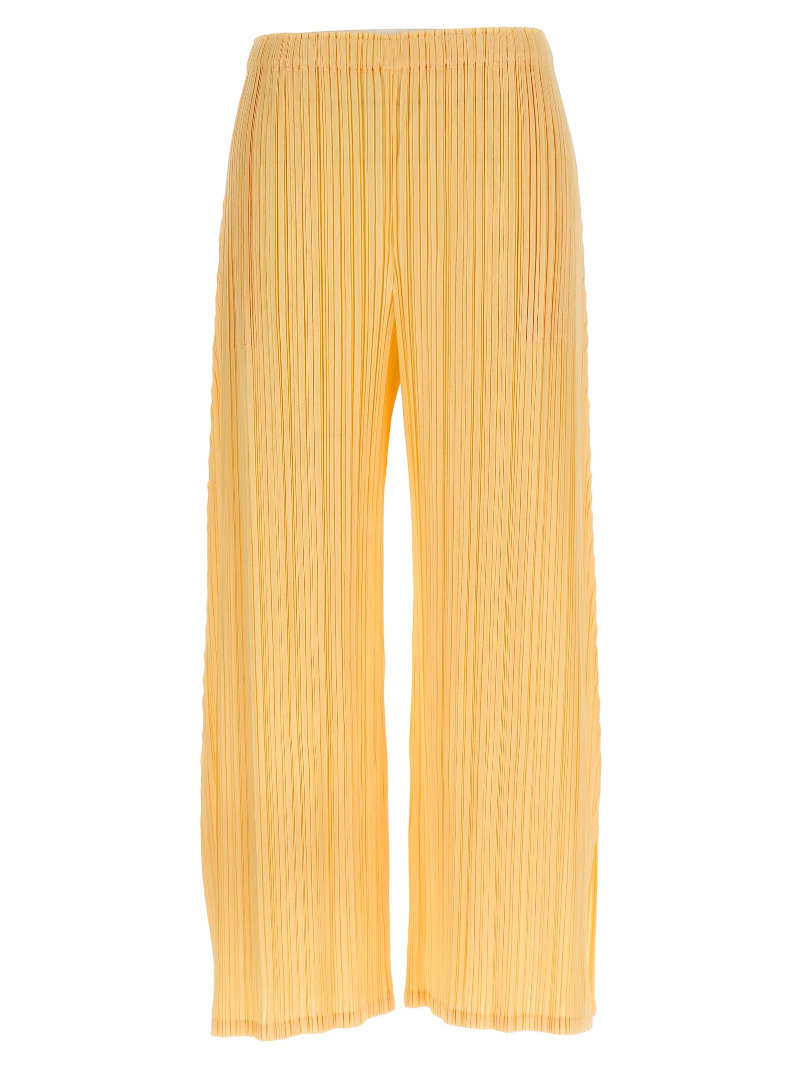 PLEATS PLEASE ISSEY MIYAKE Zweifarbige Polyester-Freizeithose