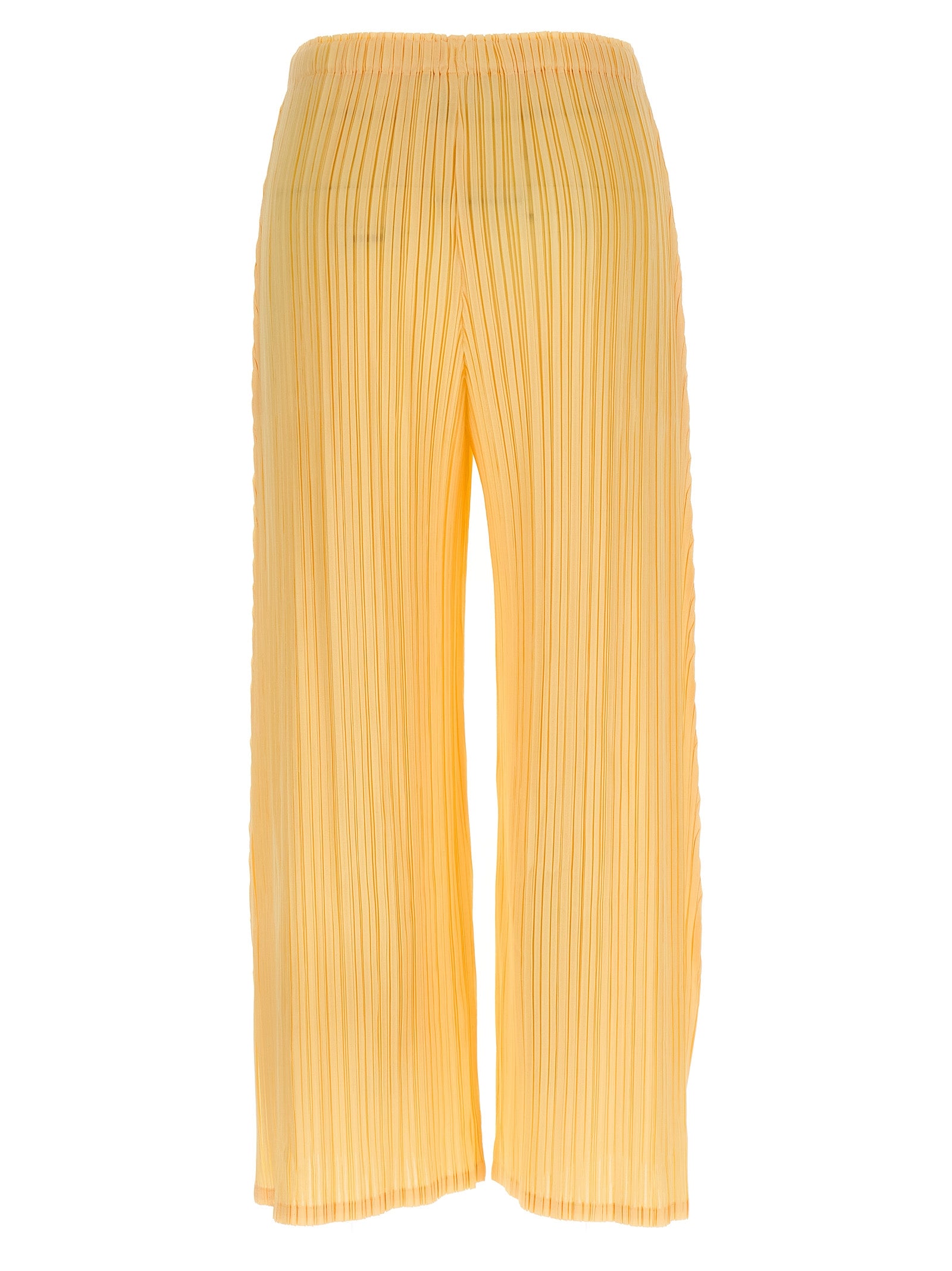 PLEATS PLEASE ISSEY MIYAKE Zweifarbige Polyester-Freizeithose