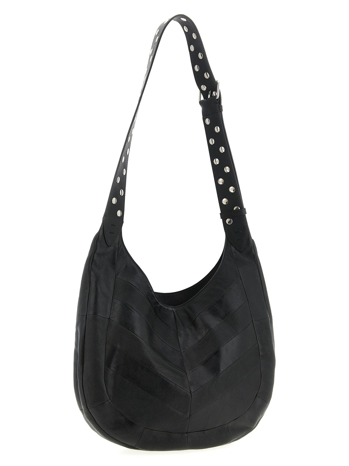 Valentino Garavani Schwarze Lammleder-Schultertasche