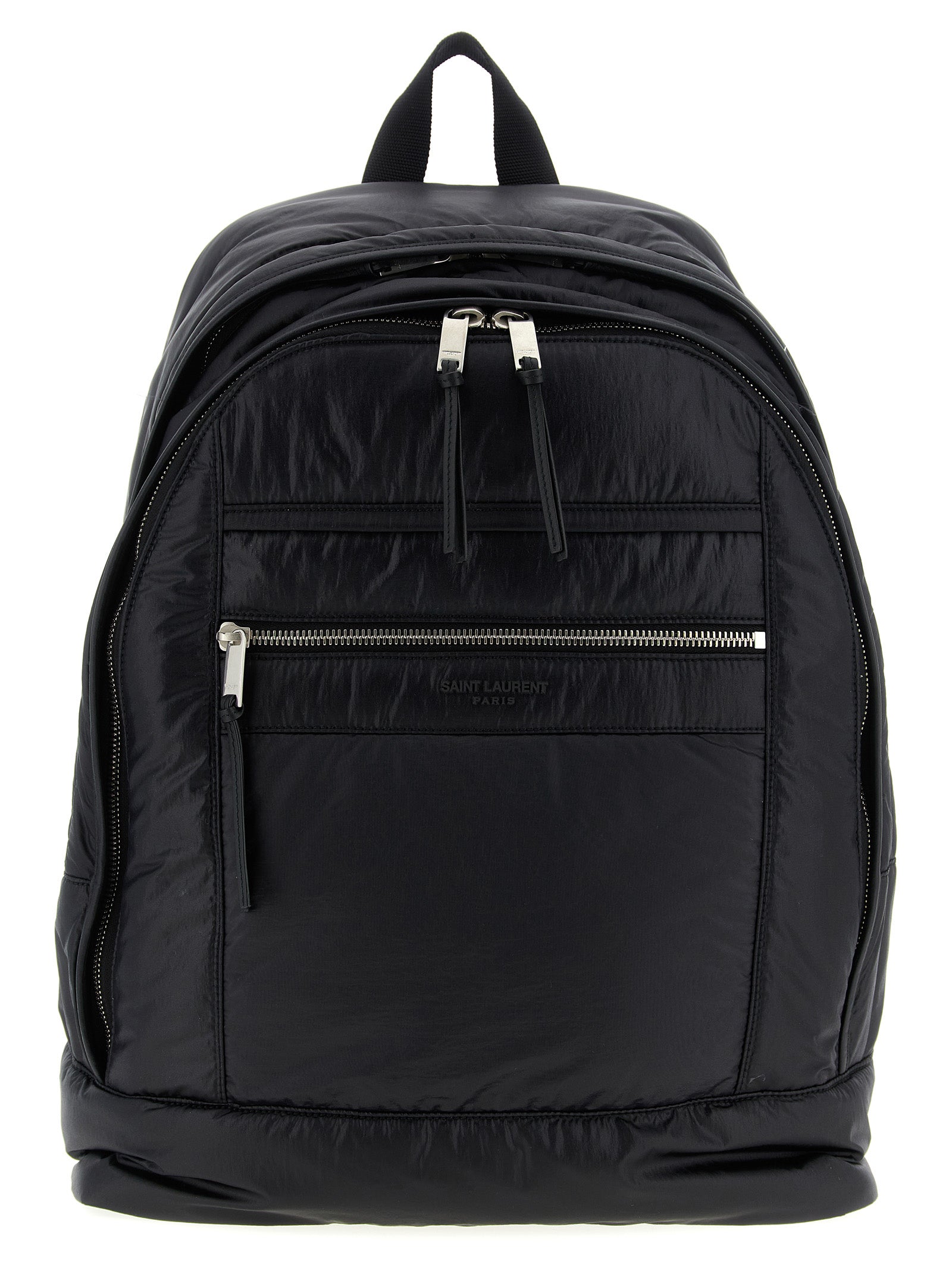 Saint Laurent Rucksack aus schwarzem Kalbsleder