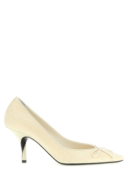 Jacquemus Beige Kalbsleder Pumps mit hohem Absatz