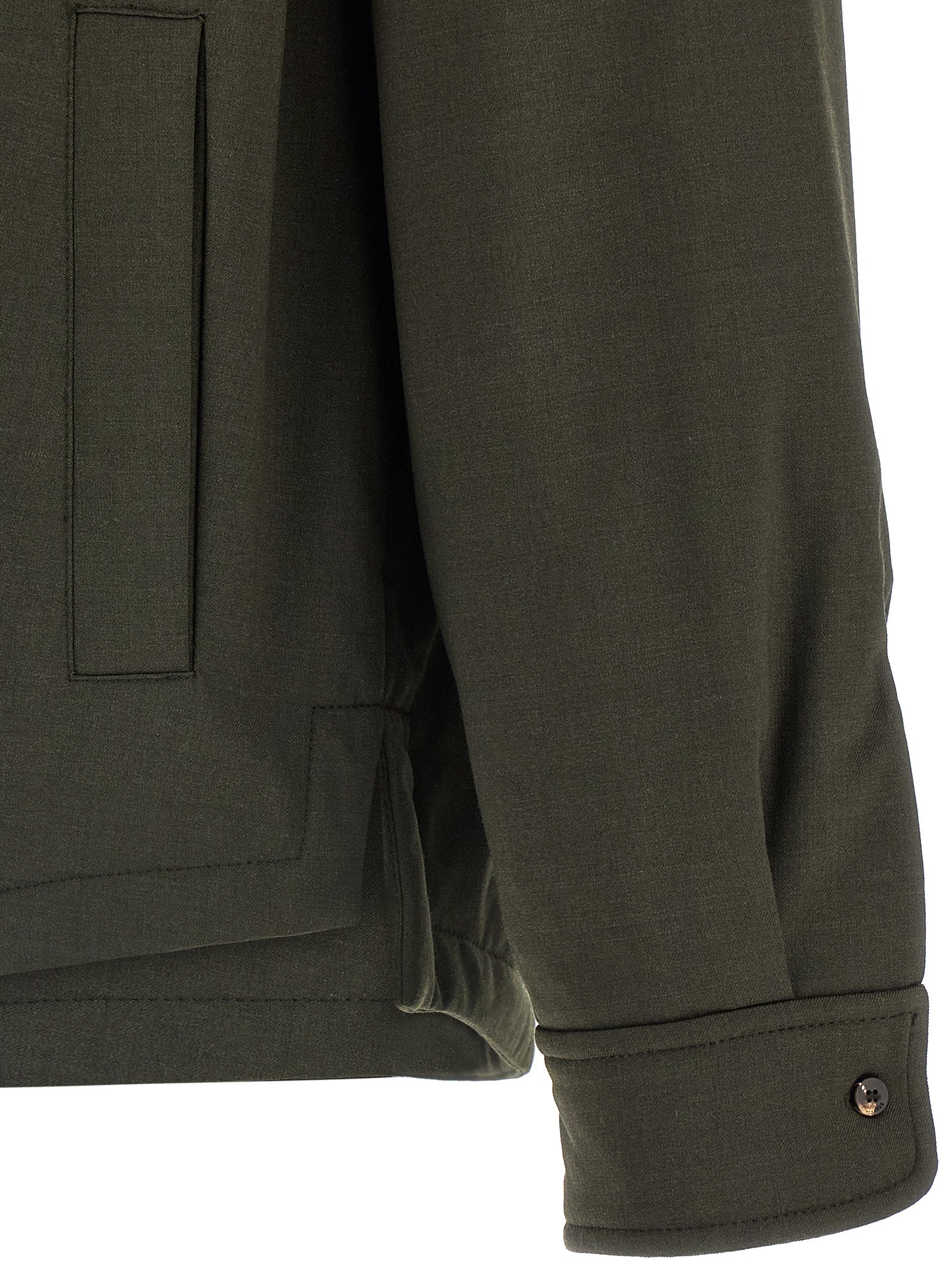 Jacquemus Zweifarbige Jacke aus reiner Schurwolle