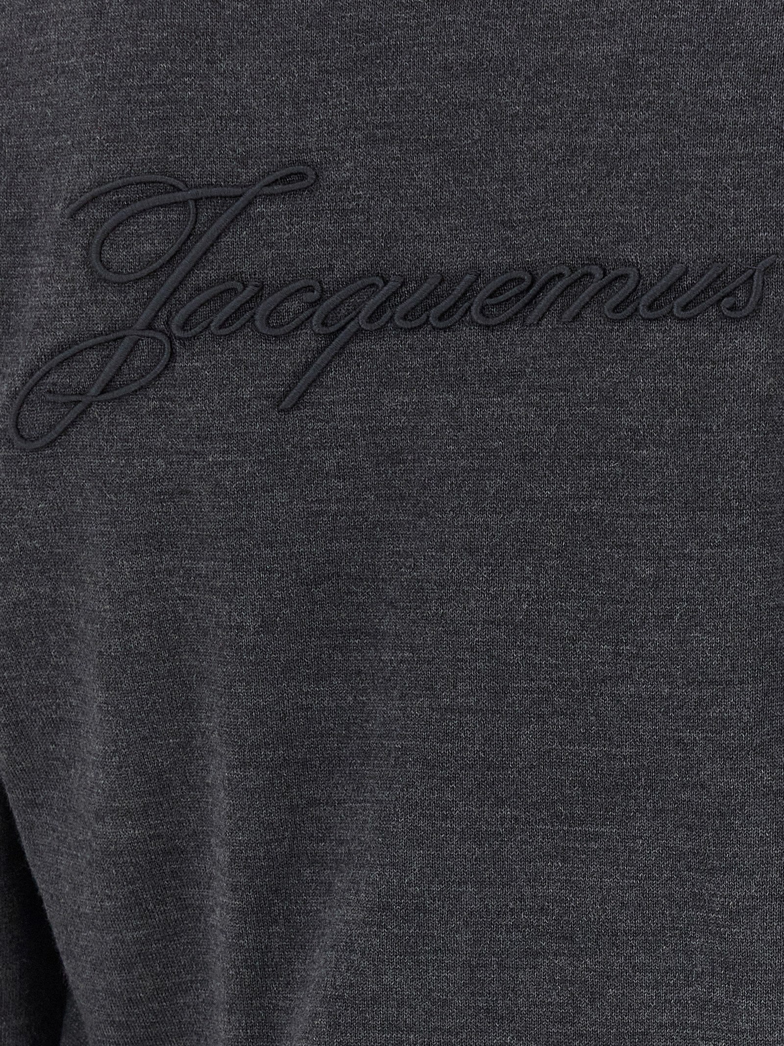 Jacquemus Grauer Cardigan aus Merinowolle
