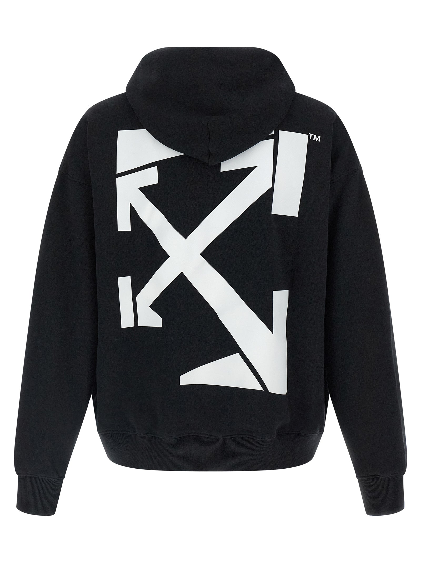 Off-White Zweifarbiger Baumwollpullover