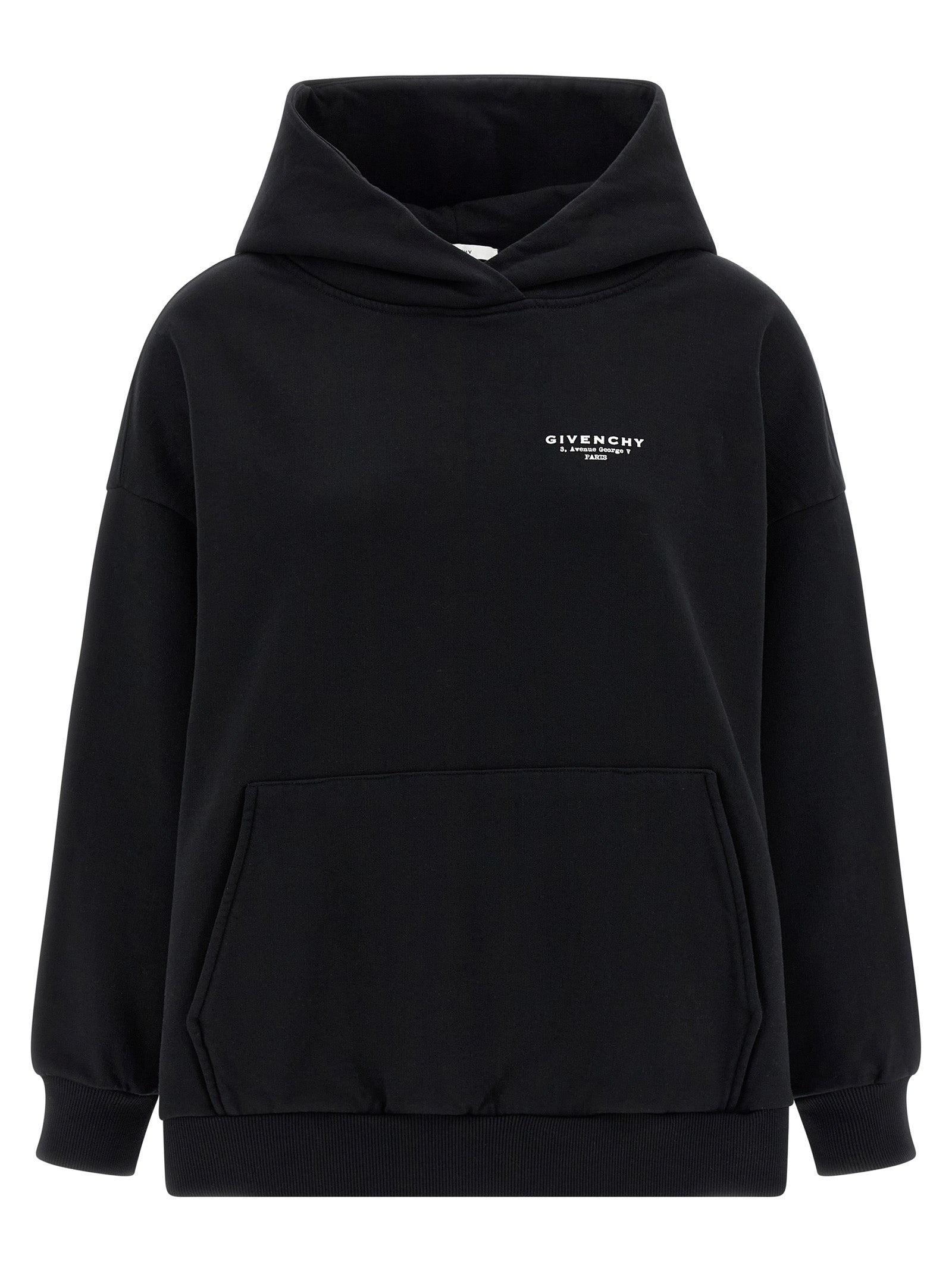Givenchy Zweifarbige Baumwollkapuzenjacke