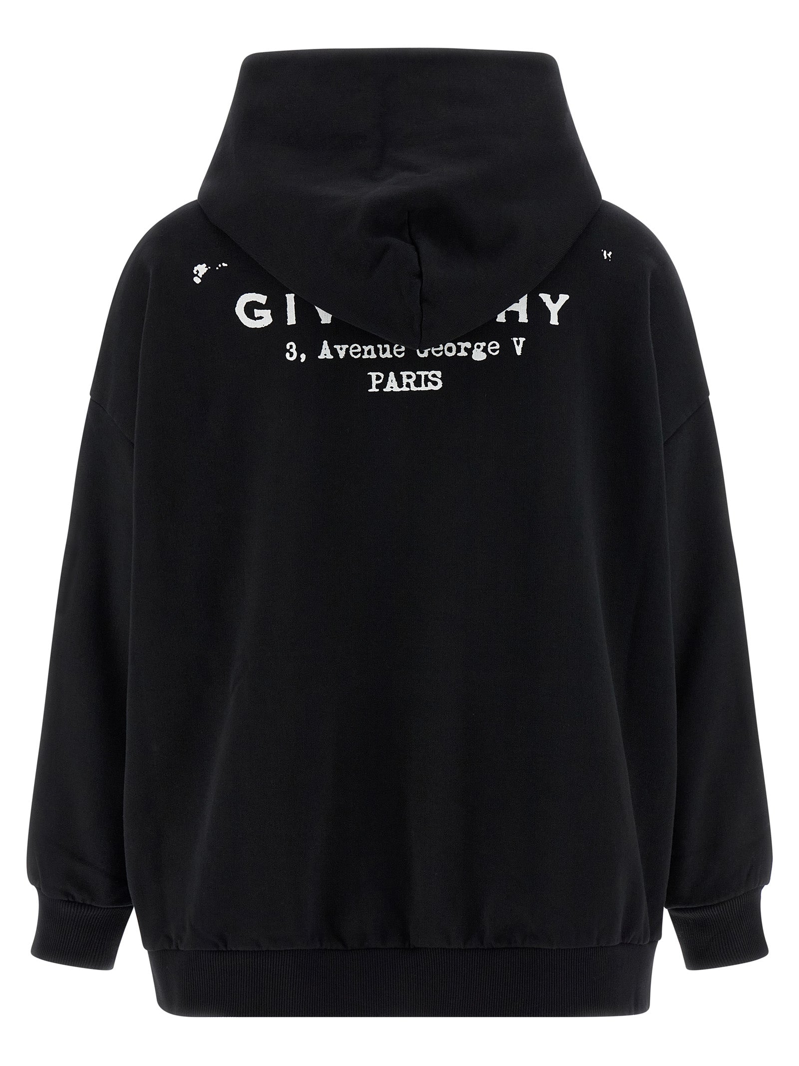 Givenchy Zweifarbige Baumwollkapuzenjacke