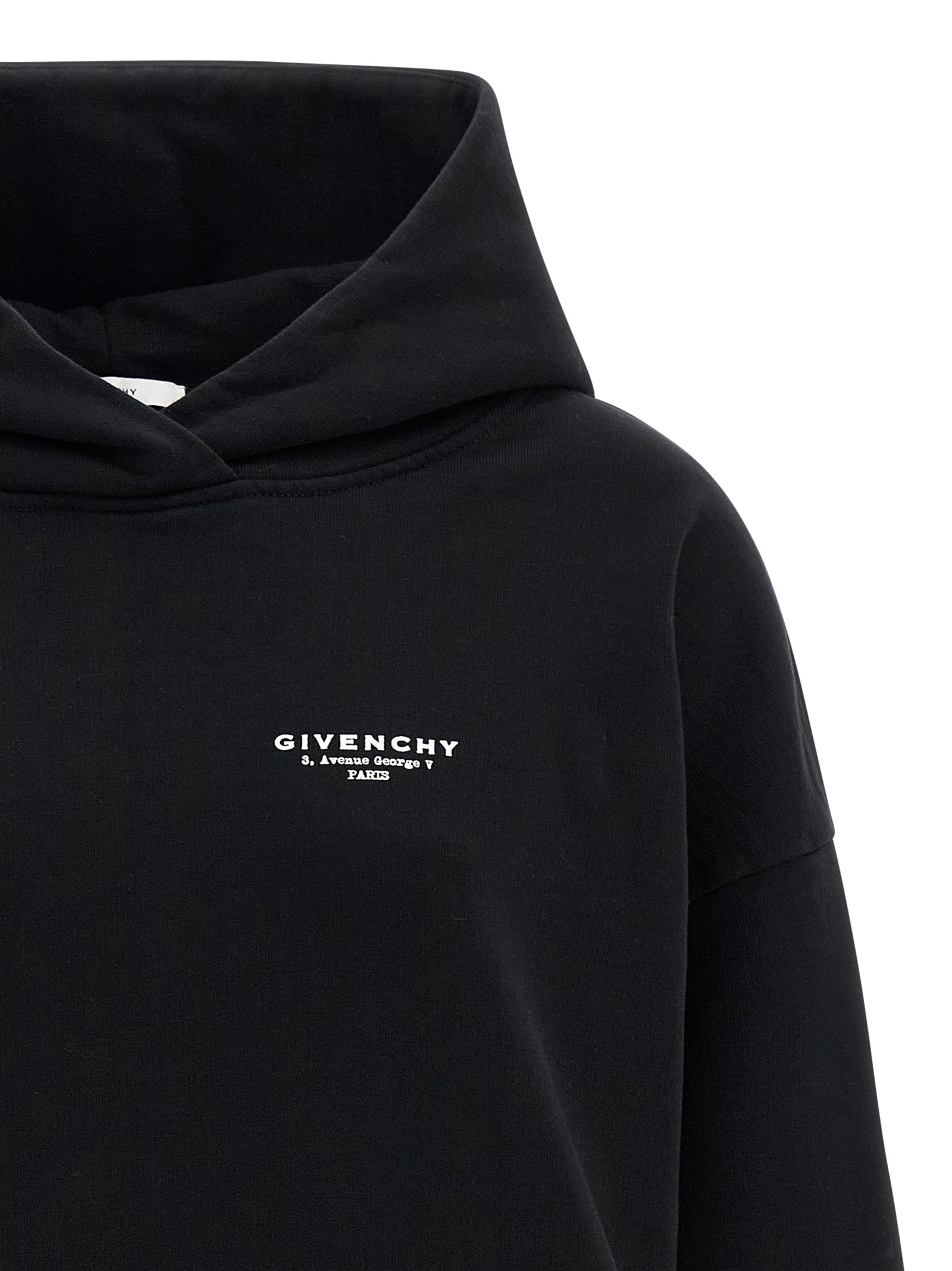 Givenchy Zweifarbige Baumwollkapuzenjacke