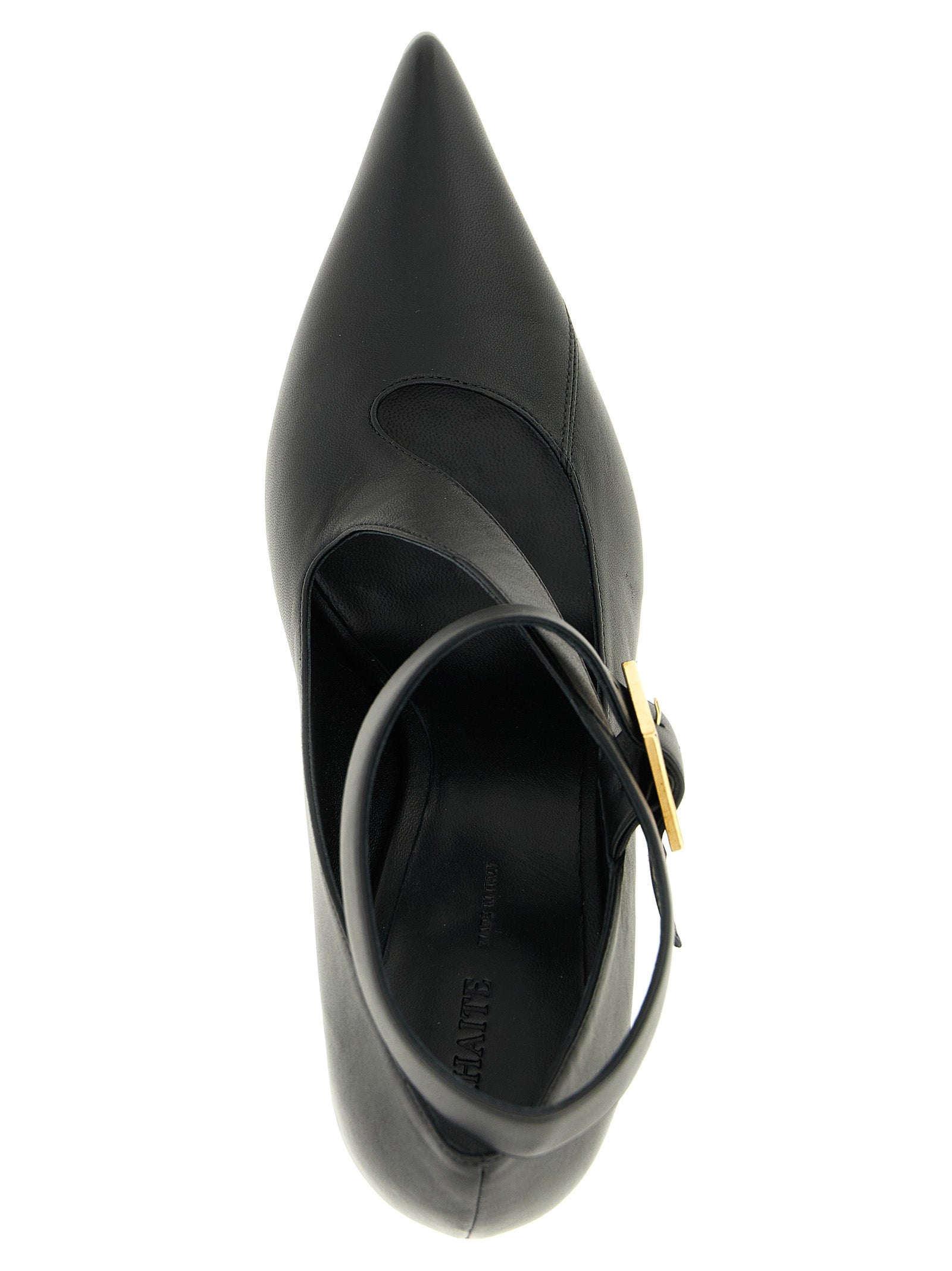Khaite Schwarze Pumps aus Lammleder mit hohem Absatz
