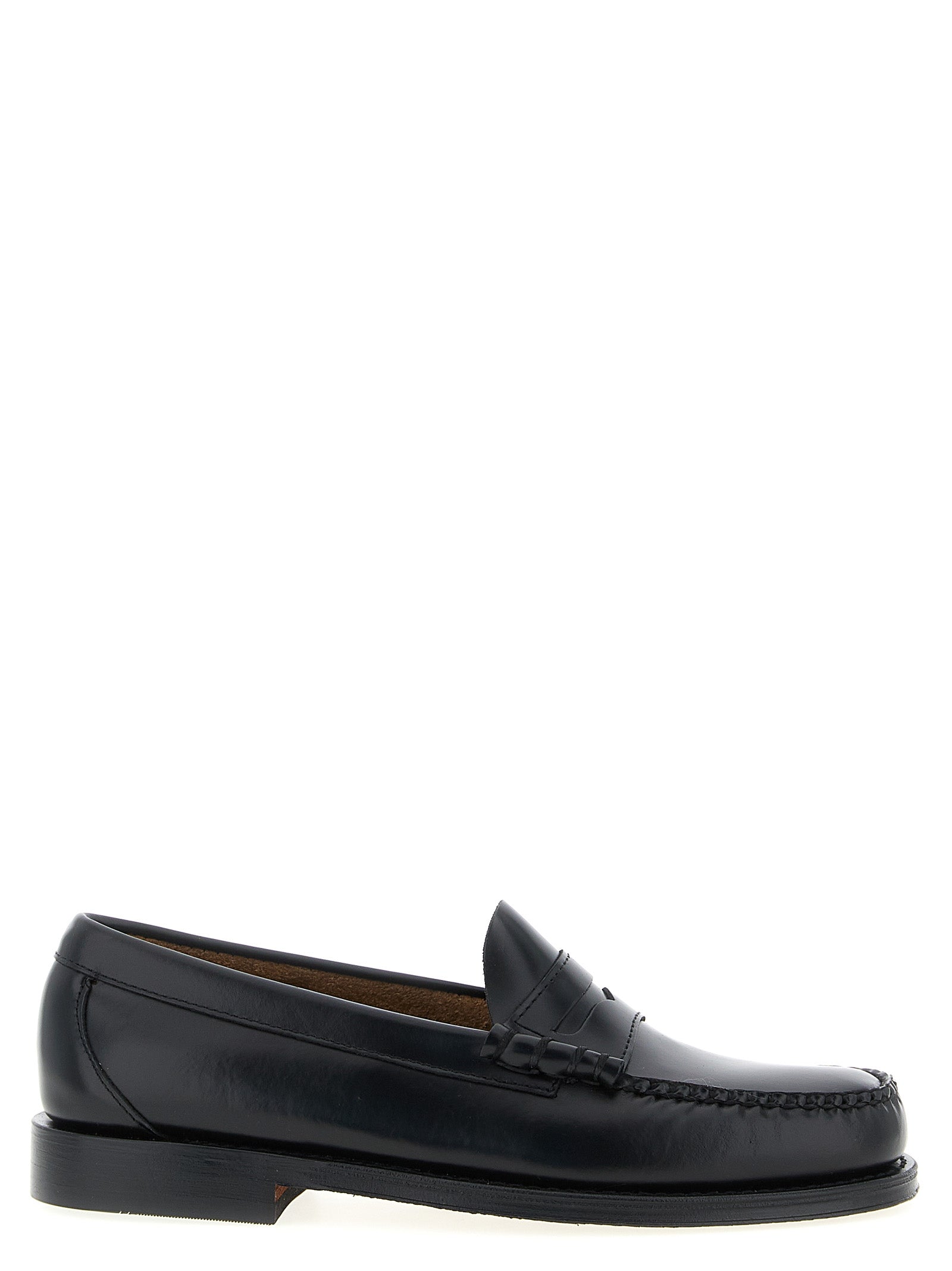 G.H. BASS Schwarze Loafer aus Rindsleder zum Hineinschlüpfen