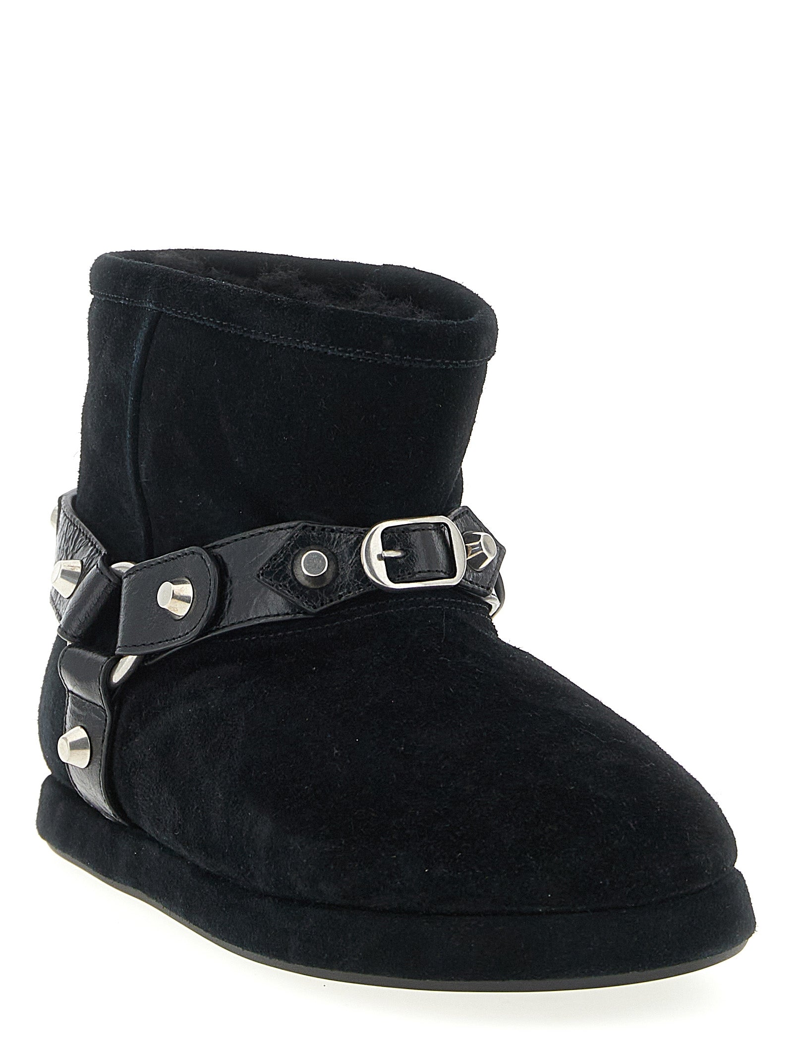 Balenciaga Schwarze Stiefeletten aus Kalbsleder
