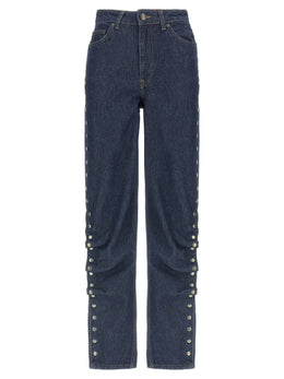 ROTATE BIRGER CHRISTENSEN Blaue Baumwolljeans Denim