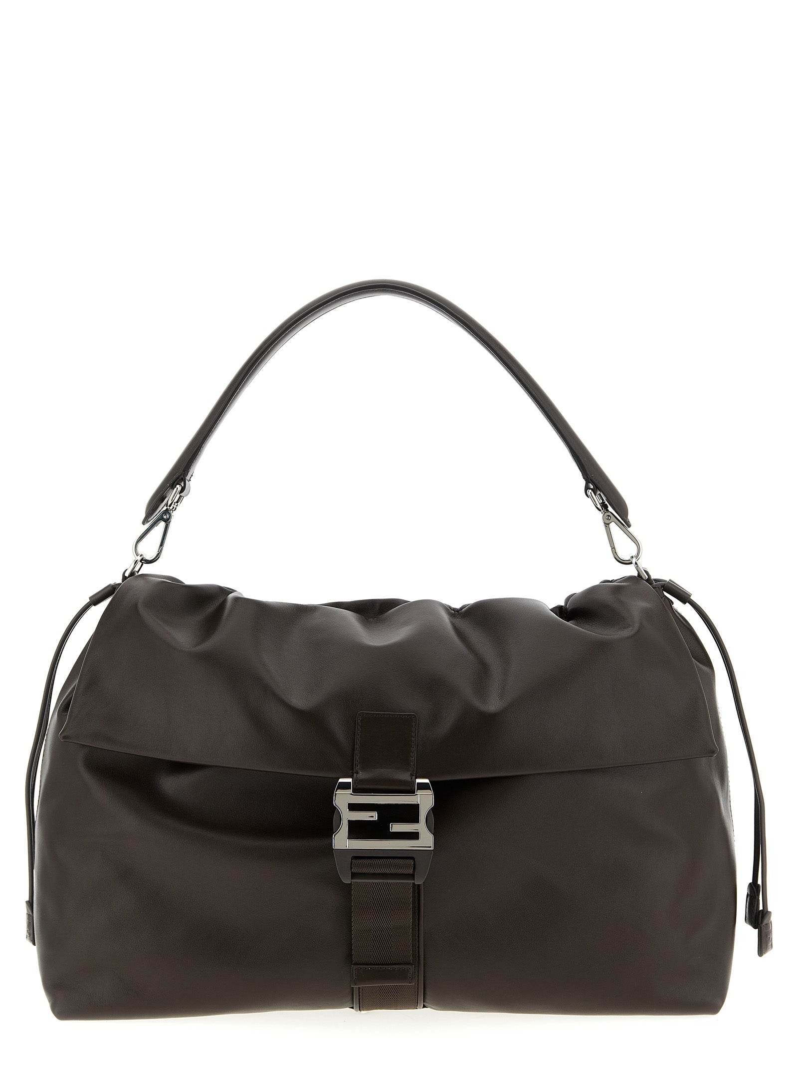 Fendi Braune Kalbsleder-Handtasche