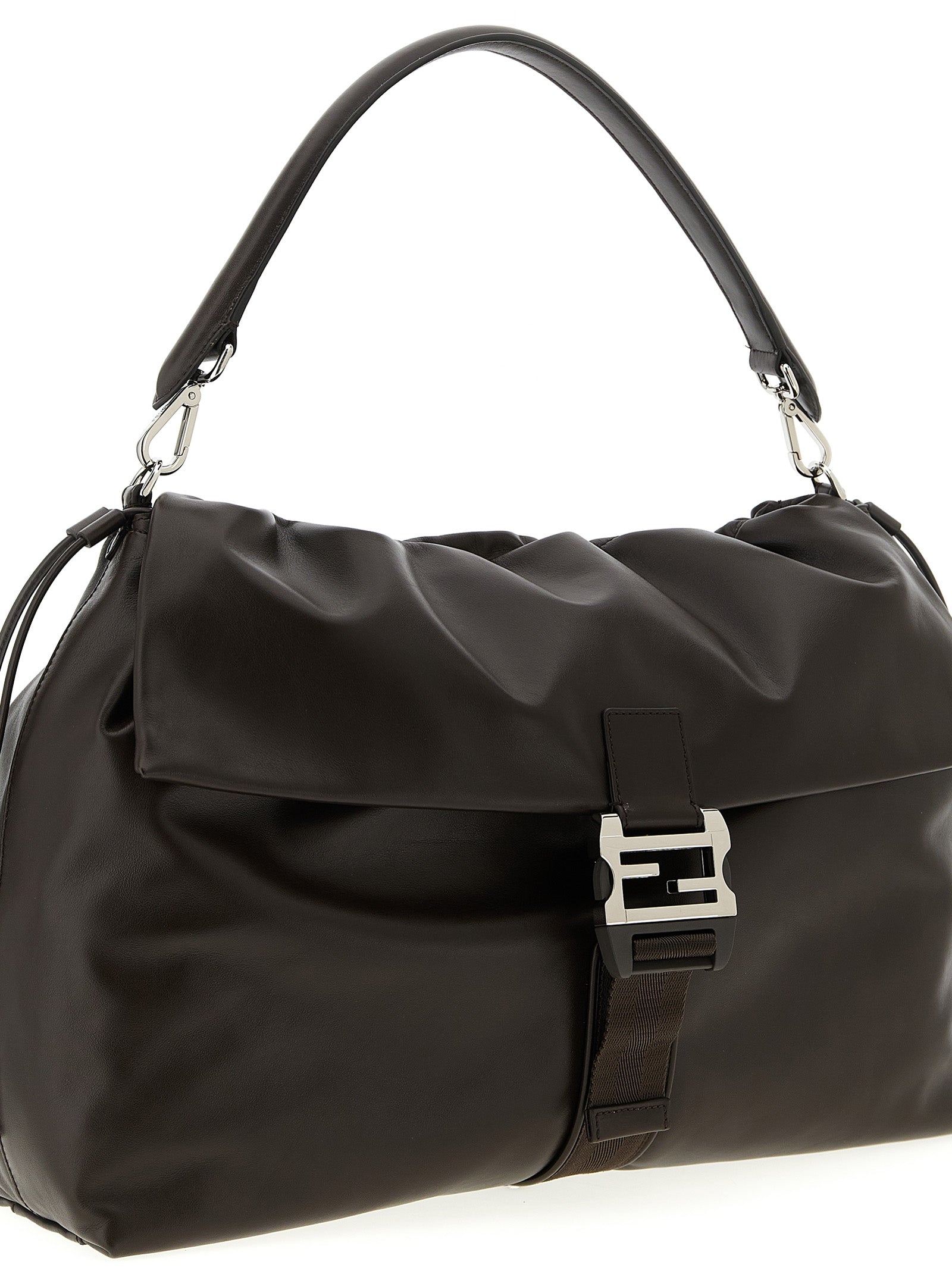 Fendi Braune Kalbsleder-Handtasche