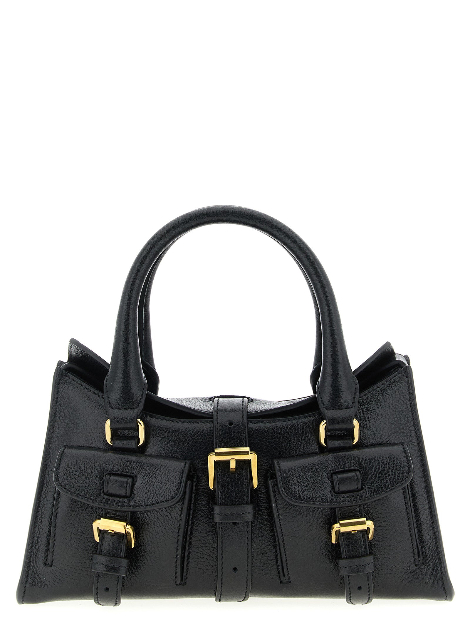 Mulberry Schwarze Kalbsleder-Handtasche