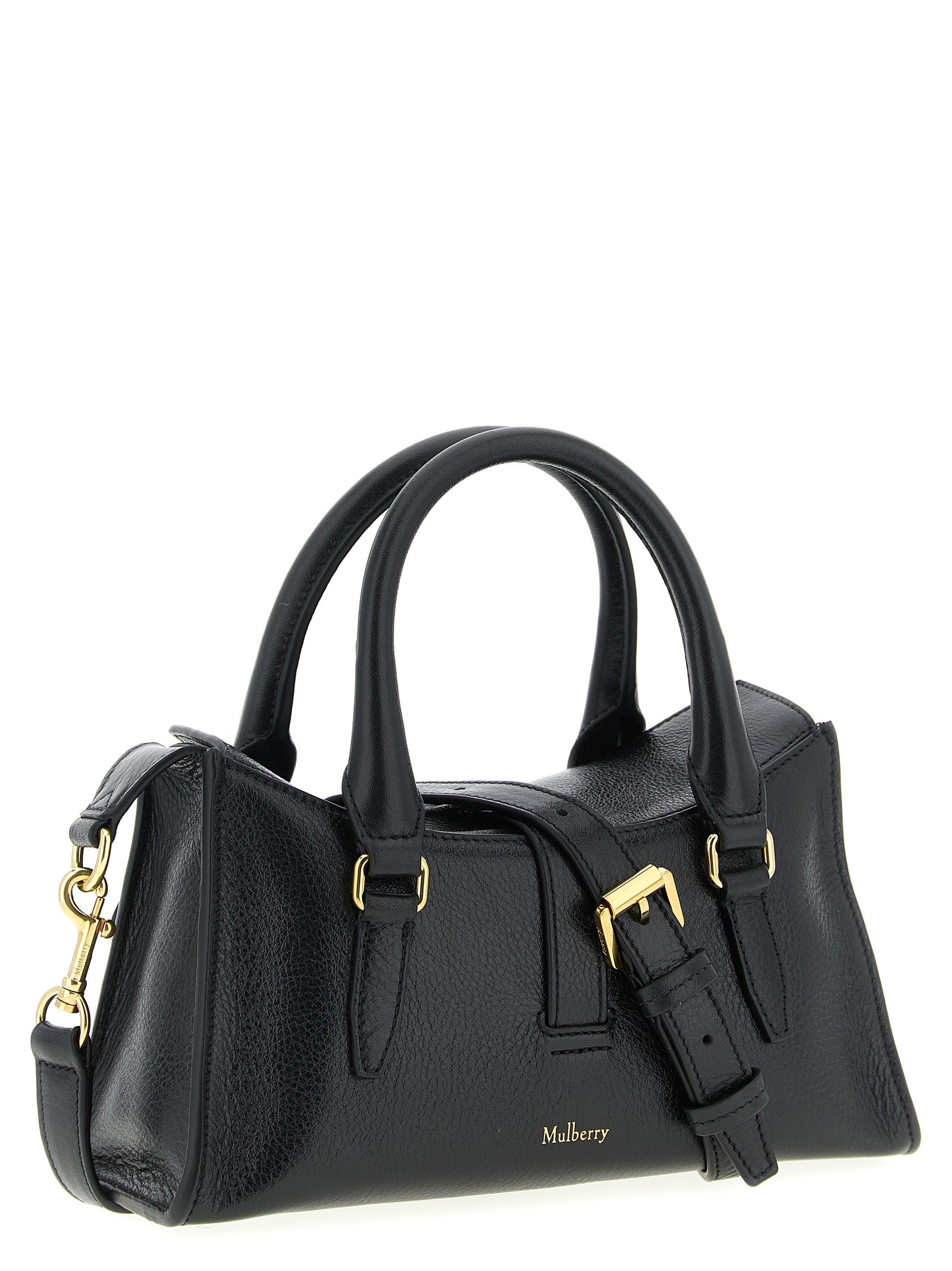 Mulberry Schwarze Kalbsleder-Handtasche