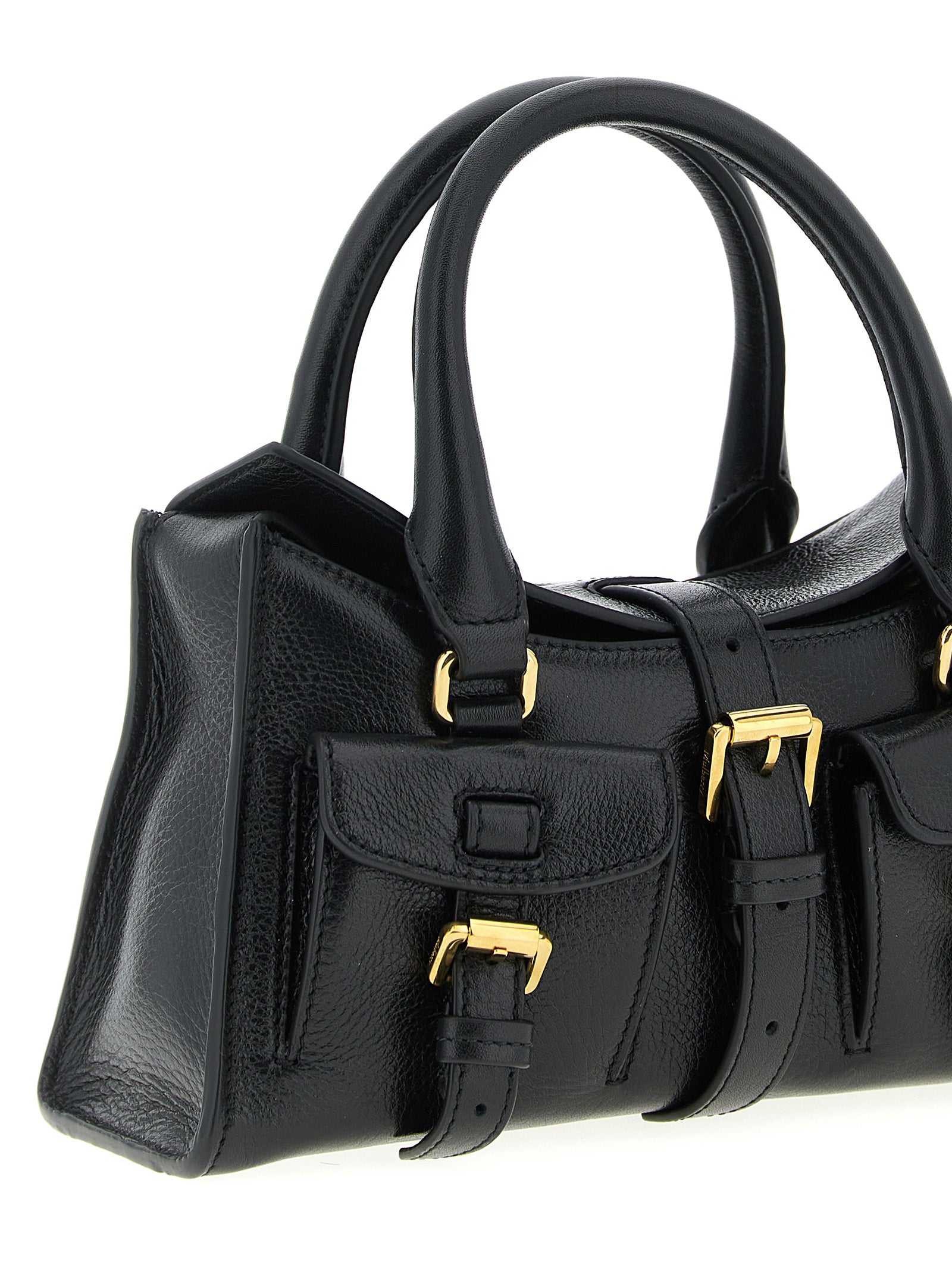 Mulberry Schwarze Kalbsleder-Handtasche