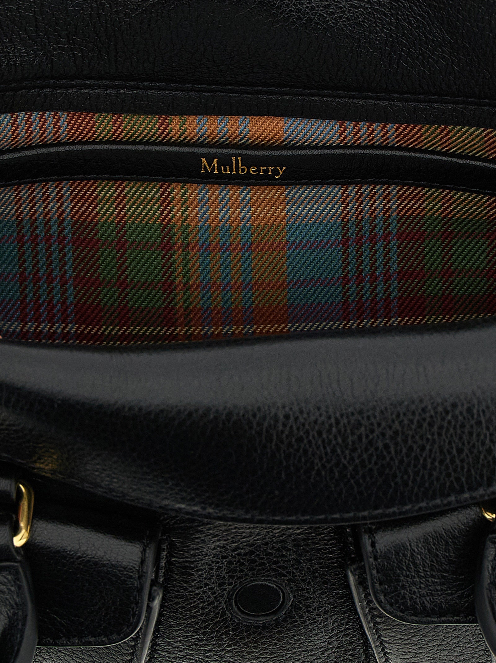 Mulberry Schwarze Kalbsleder-Handtasche
