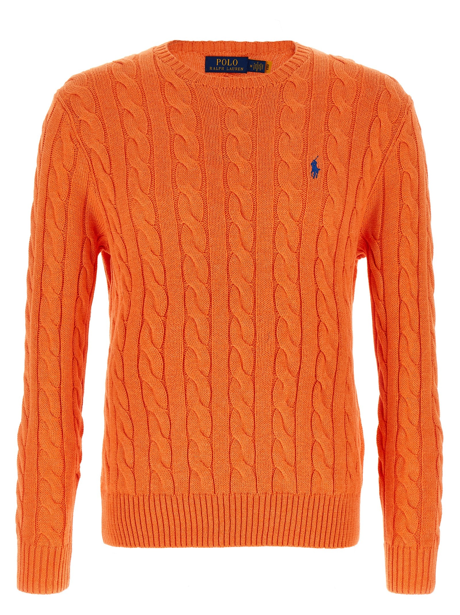 Polo Ralph Lauren Orange Baumwollstrickjacke