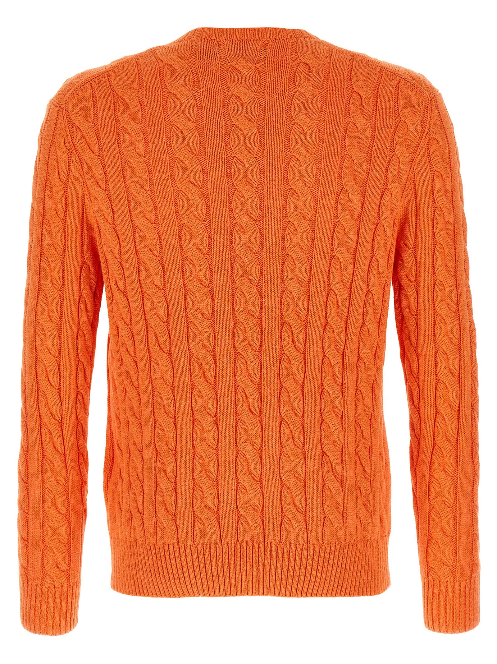 Polo Ralph Lauren Orange Baumwollstrickjacke