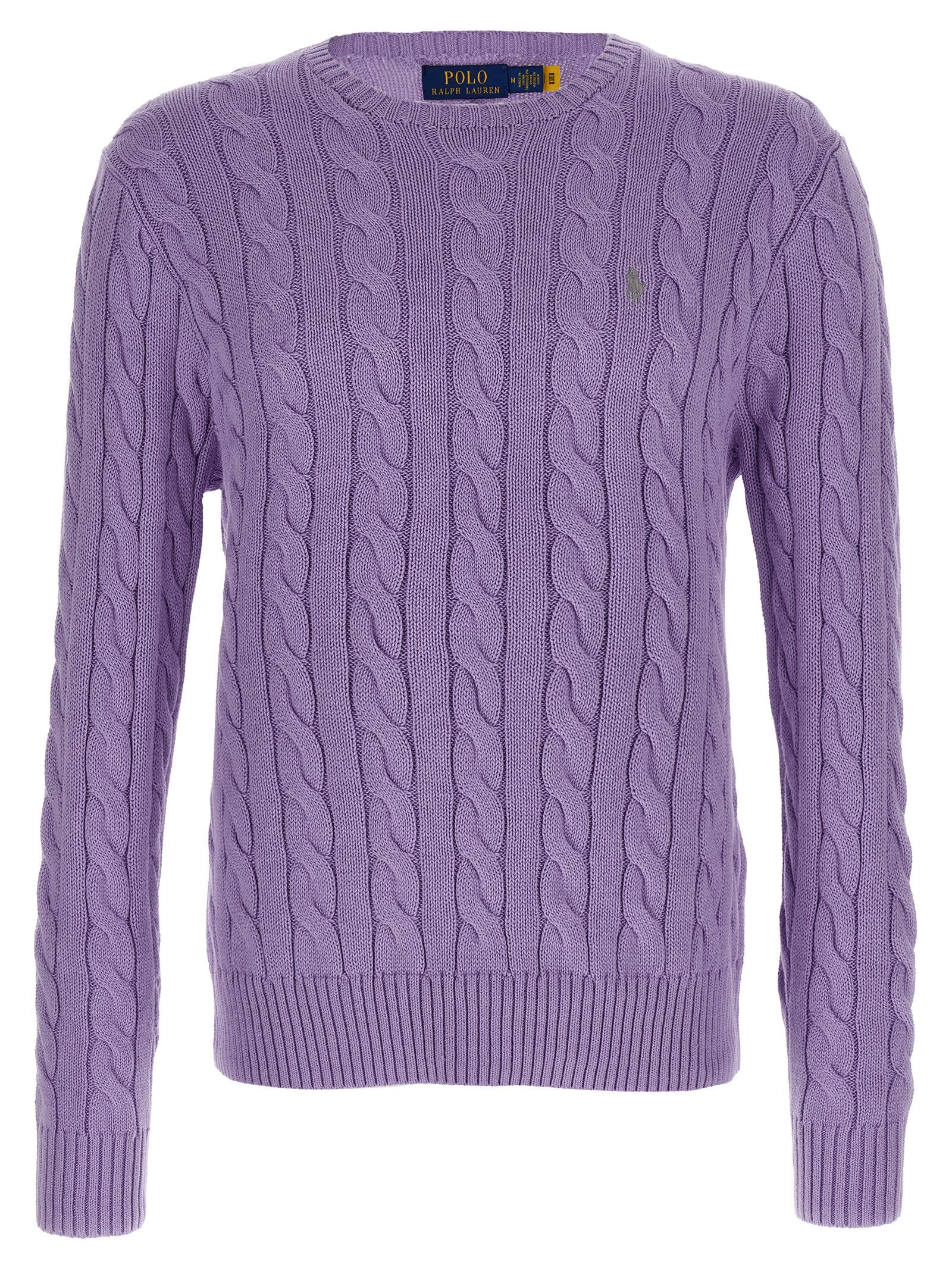 Polo Ralph Lauren Lila Baumwollstrickjacke