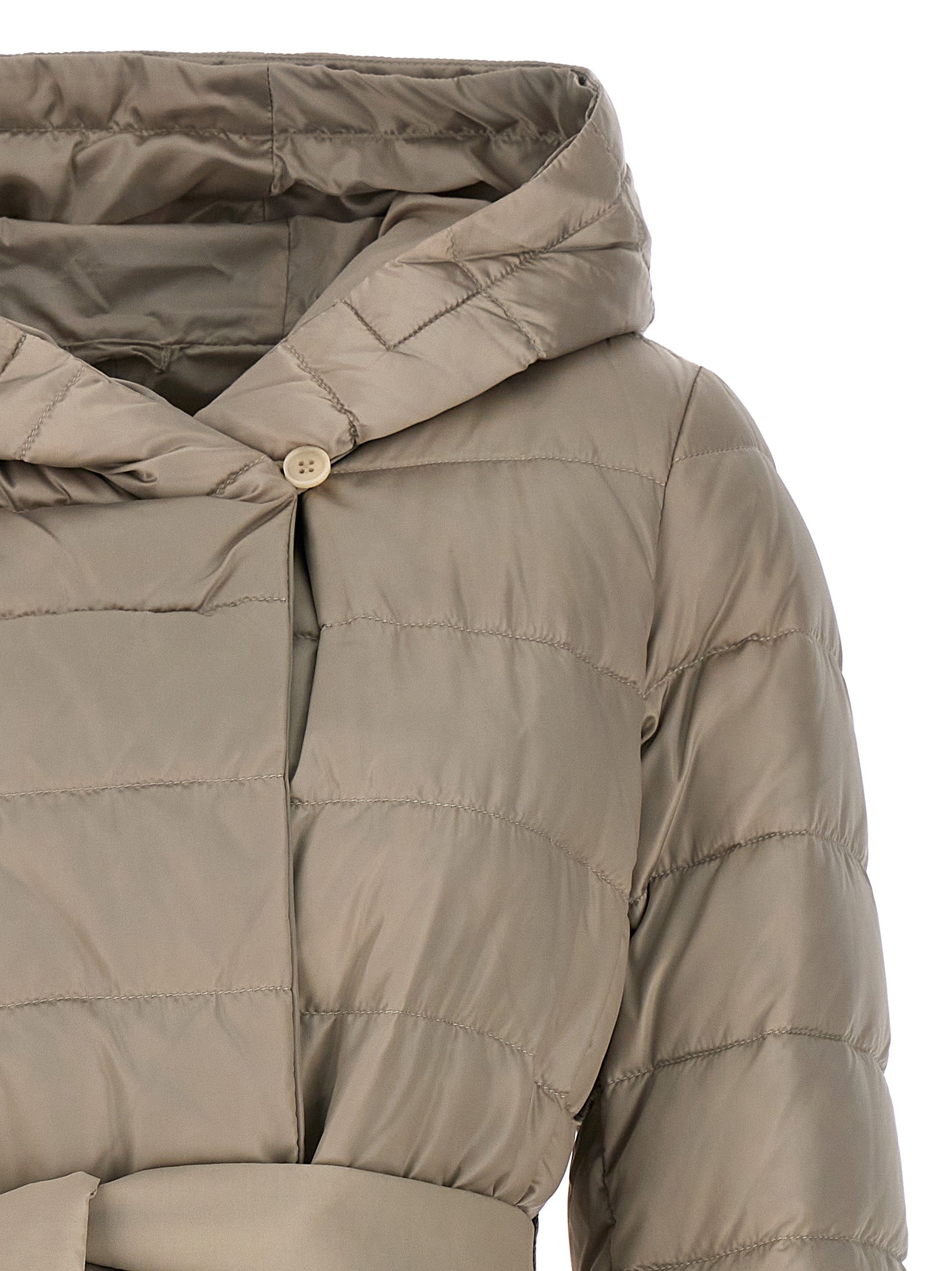 Max Mara Beige Polyamid Steppjacke