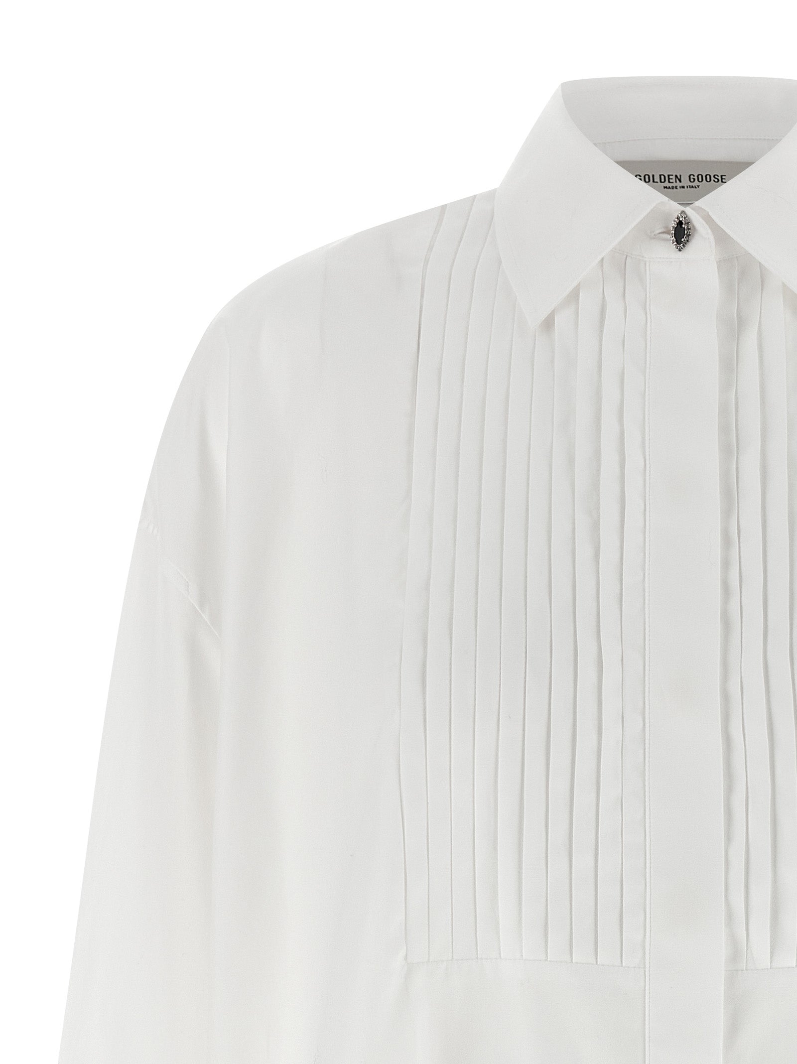 Golden Goose Weiße Baumwollbluse