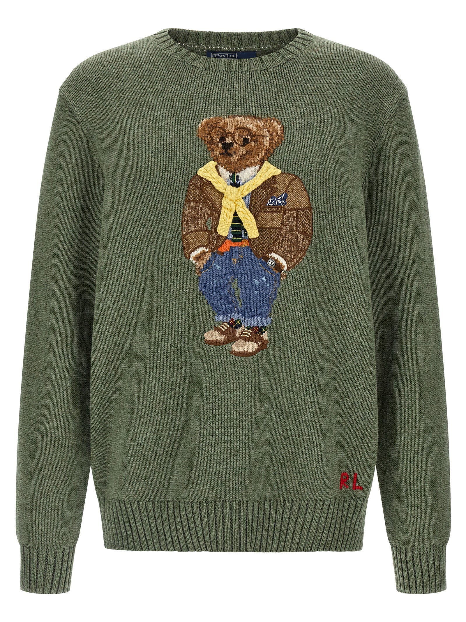 Polo Ralph Lauren Baumwoll-Cardigan in Zweifarbenoptik