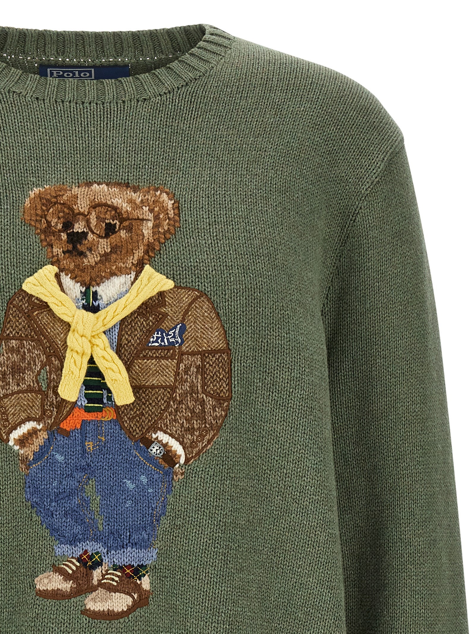 Polo Ralph Lauren Baumwoll-Cardigan in Zweifarbenoptik