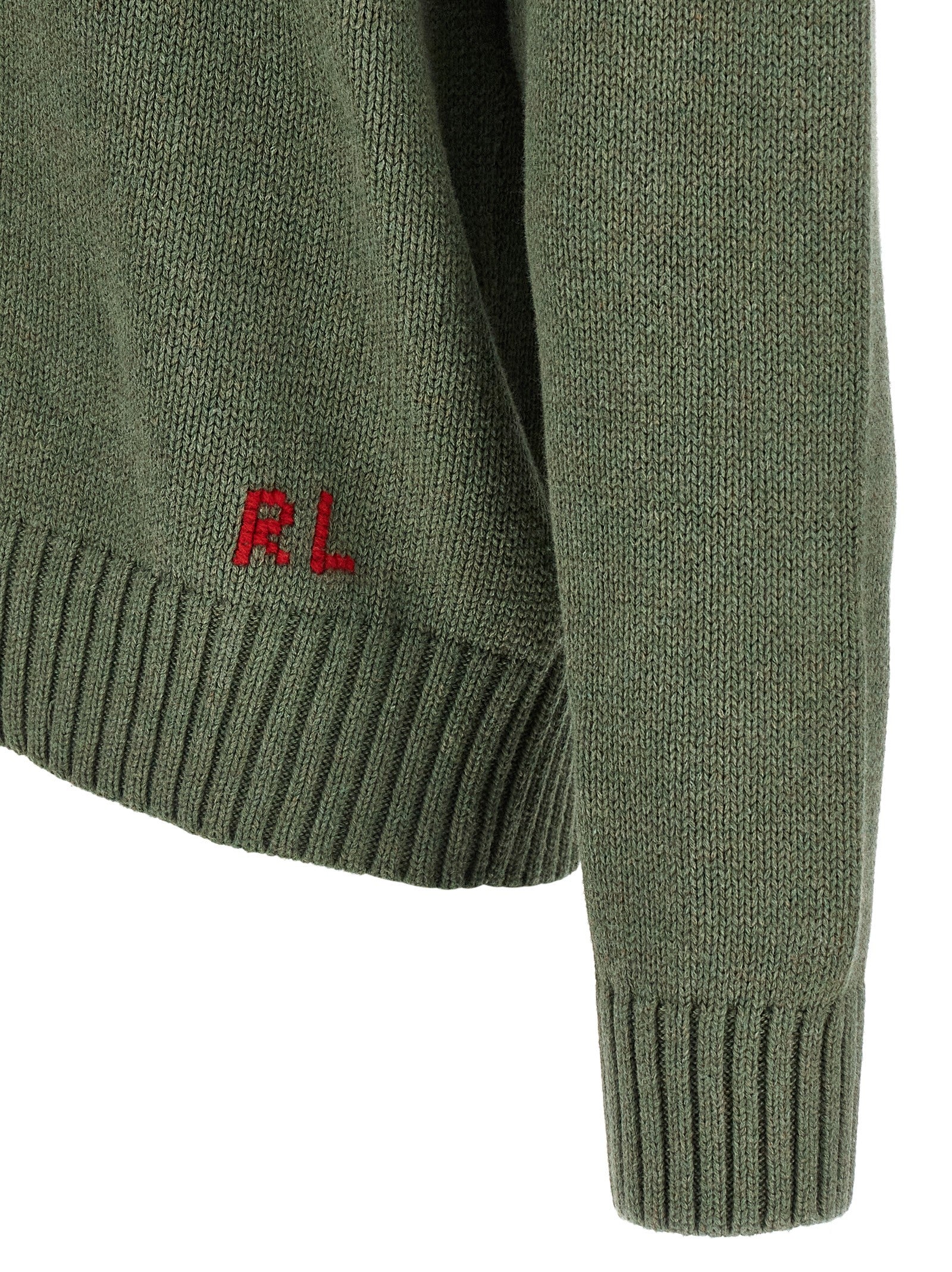 Polo Ralph Lauren Baumwoll-Cardigan in Zweifarbenoptik