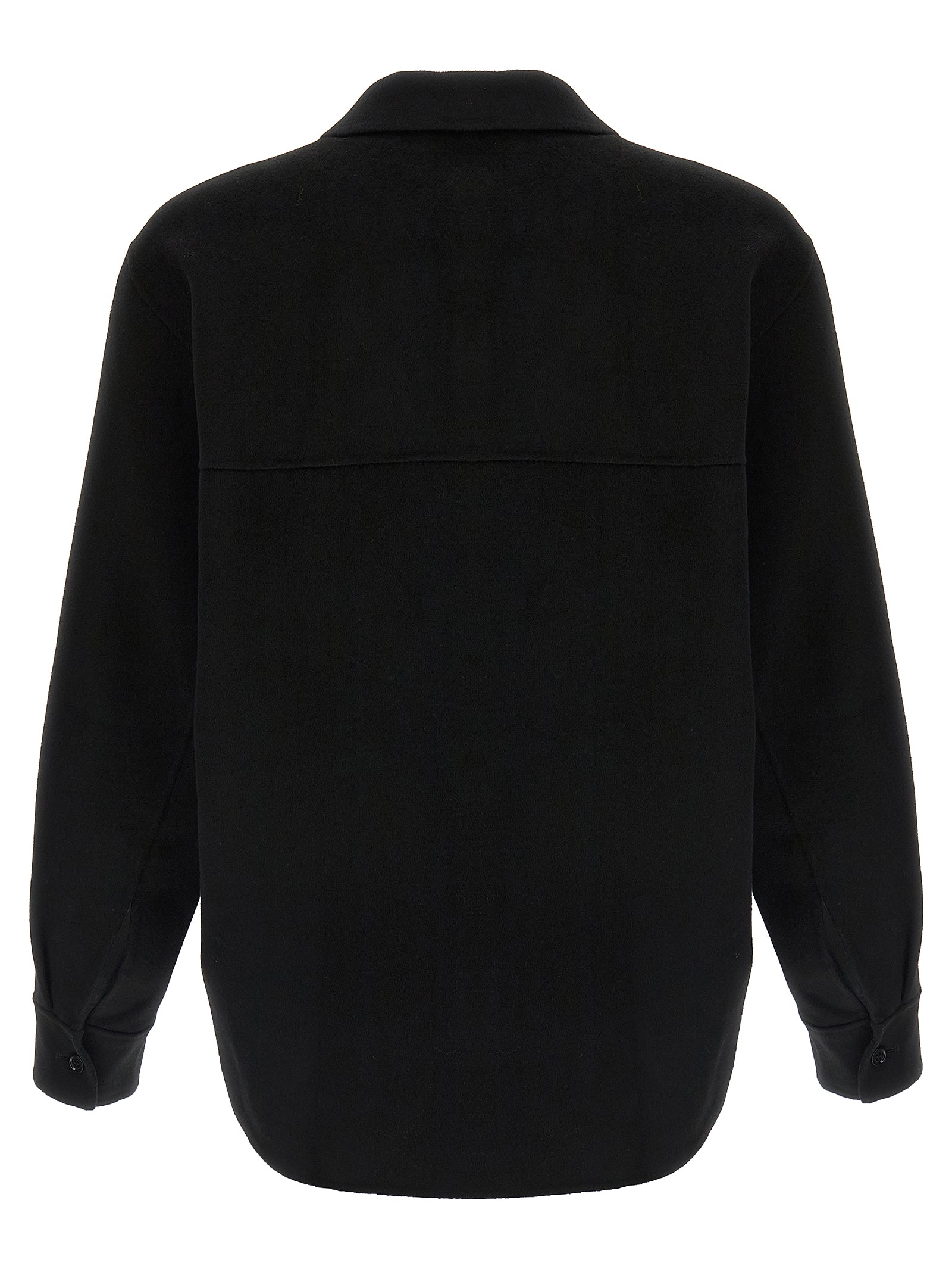 SÉFR Schwarze Wollbluse