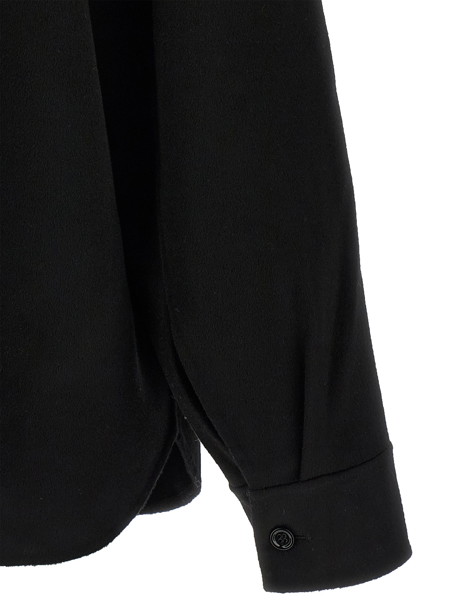 SÉFR Schwarze Wollbluse