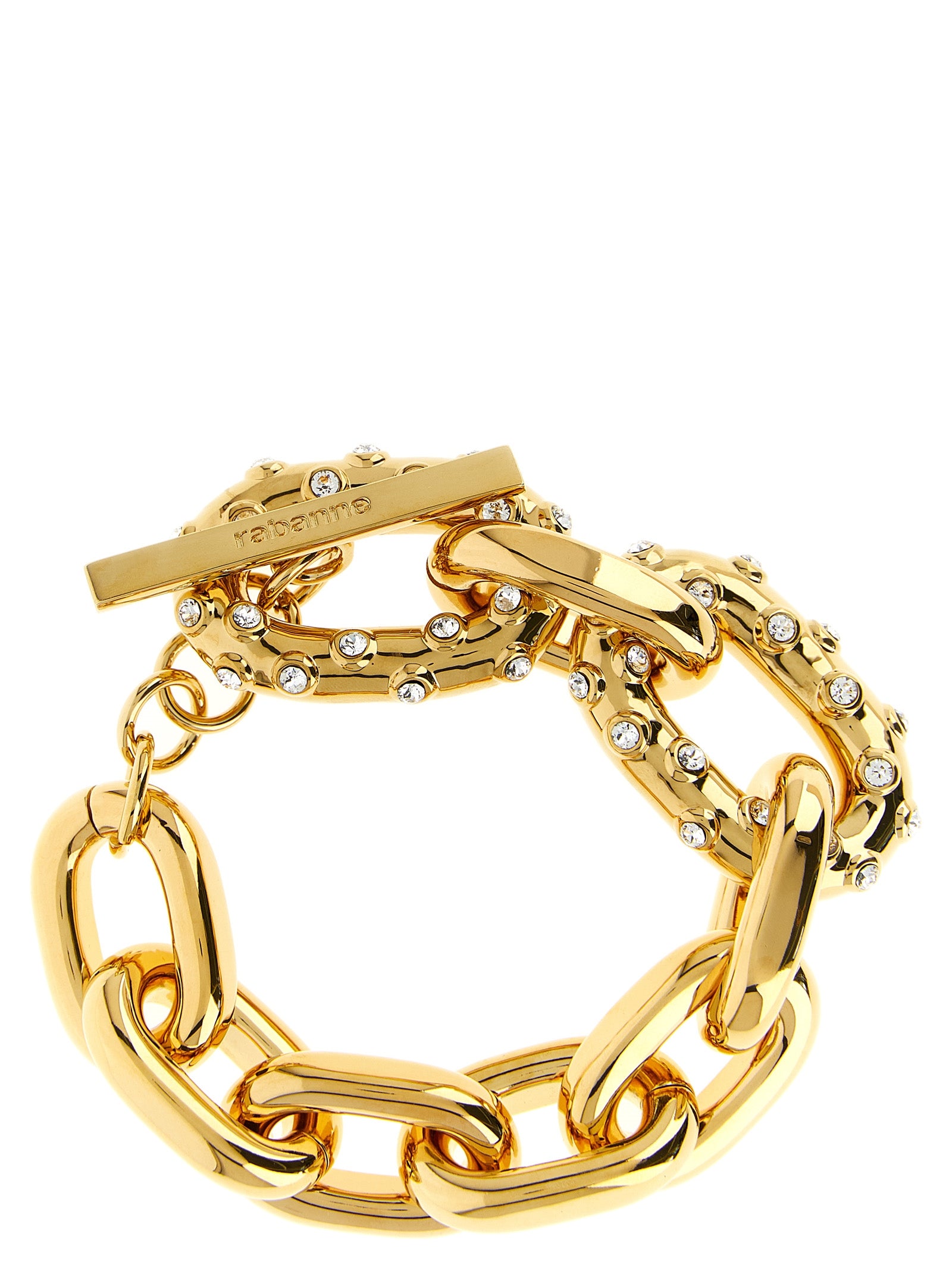 Paco Rabanne Armband aus Goldmessing