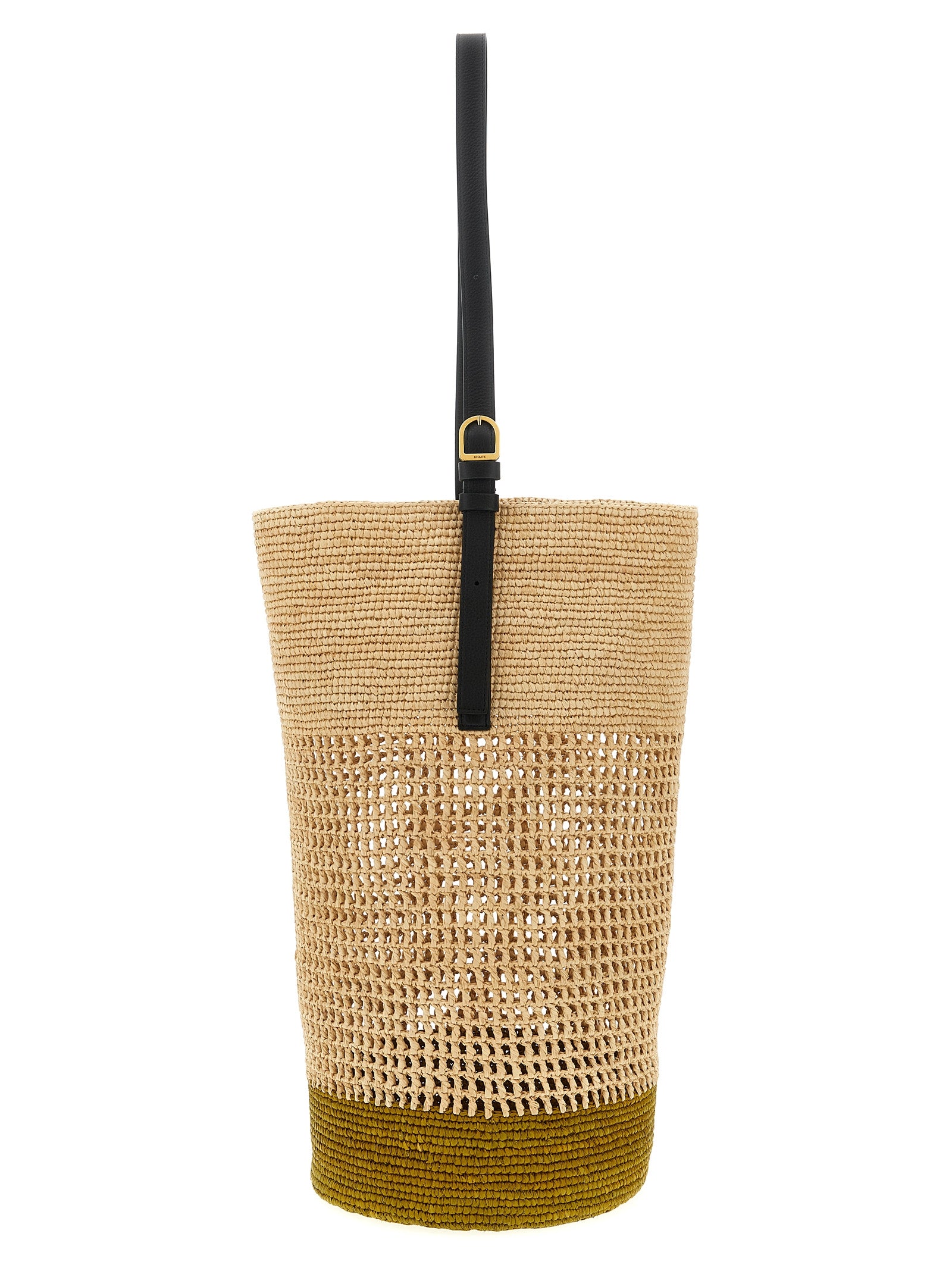 Khaite Beige Sisal Schultertasche
