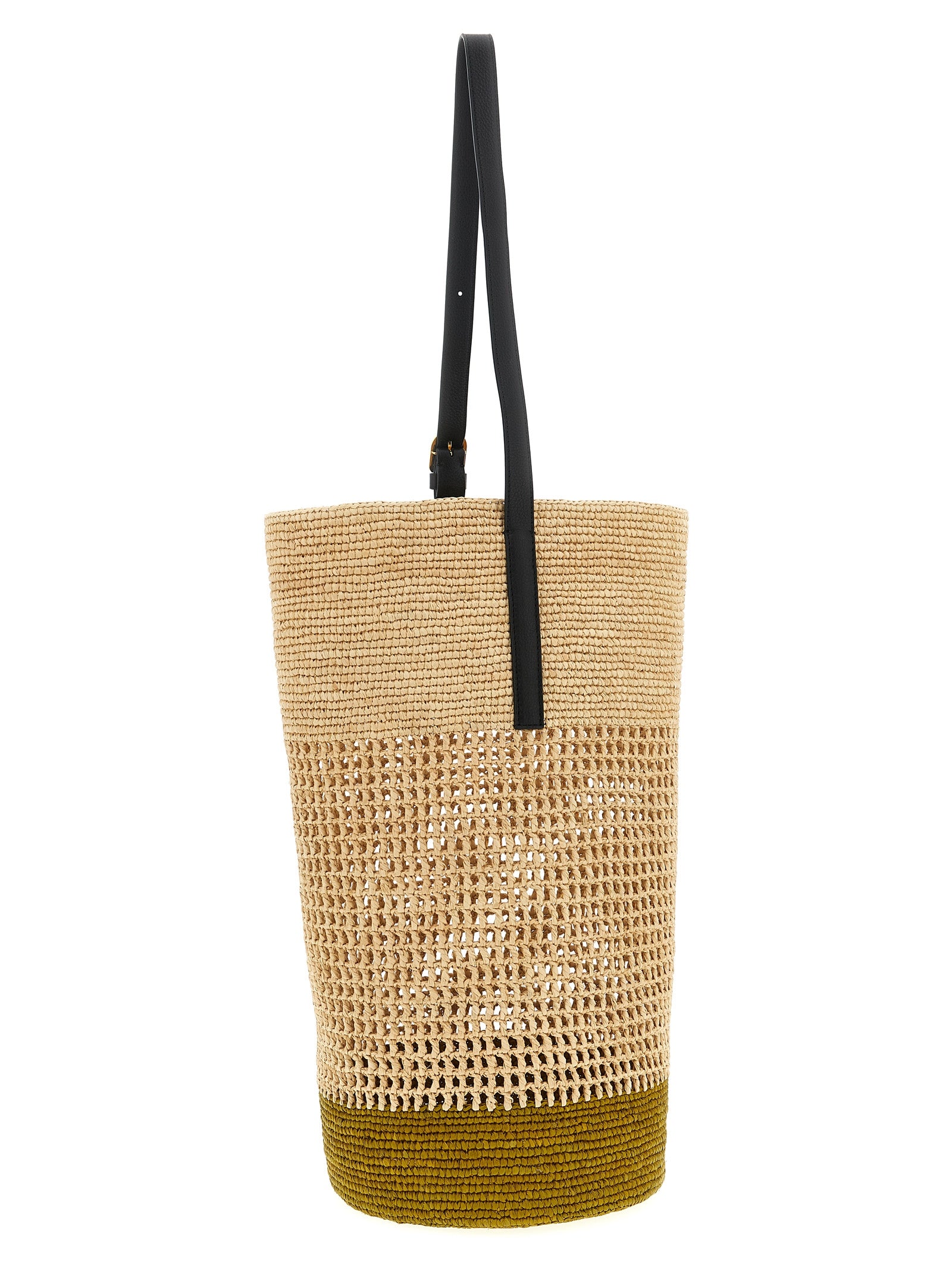 Khaite Beige Sisal Schultertasche