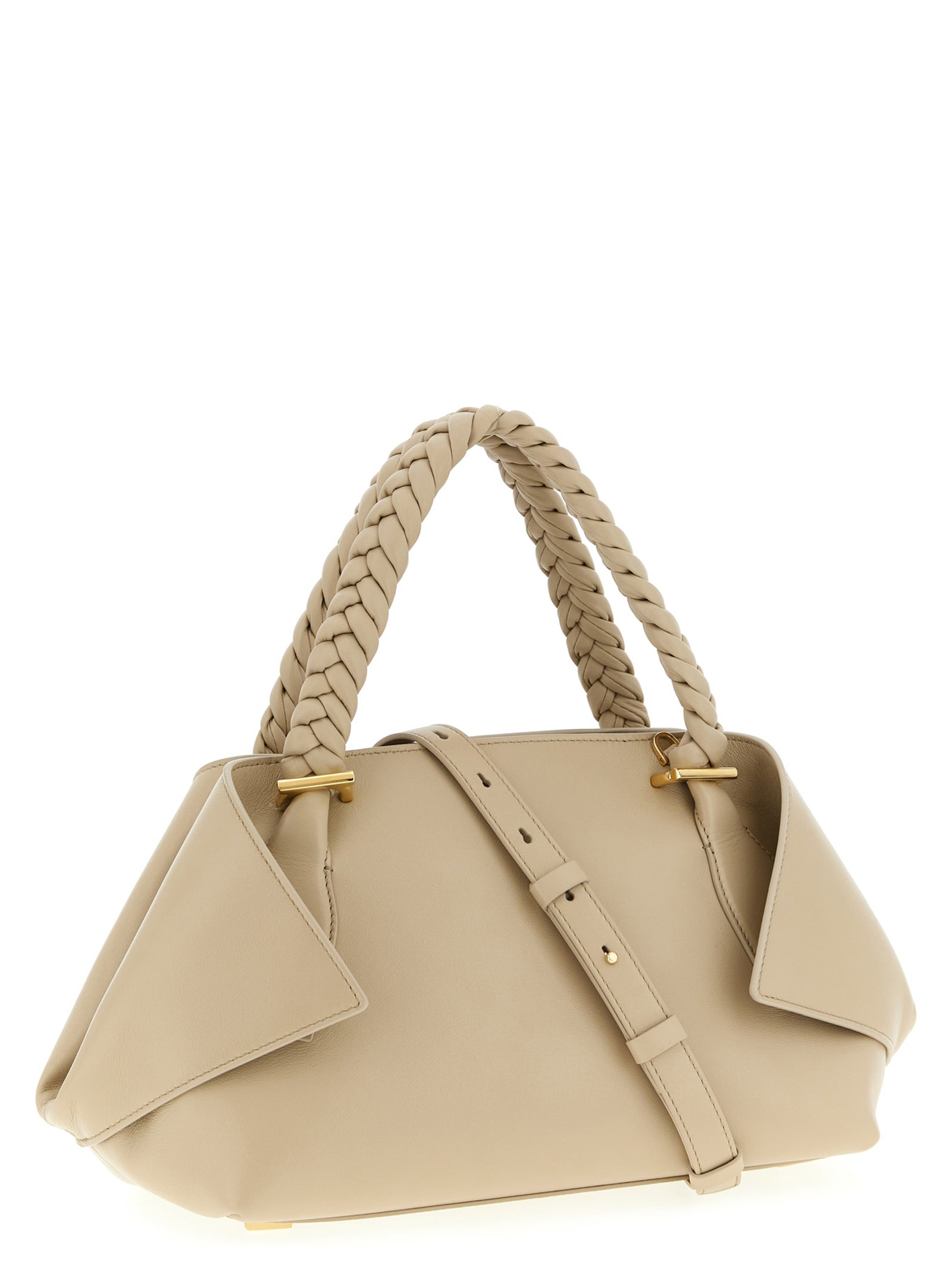 Ferragamo Graue Kalbsleder-Handtasche