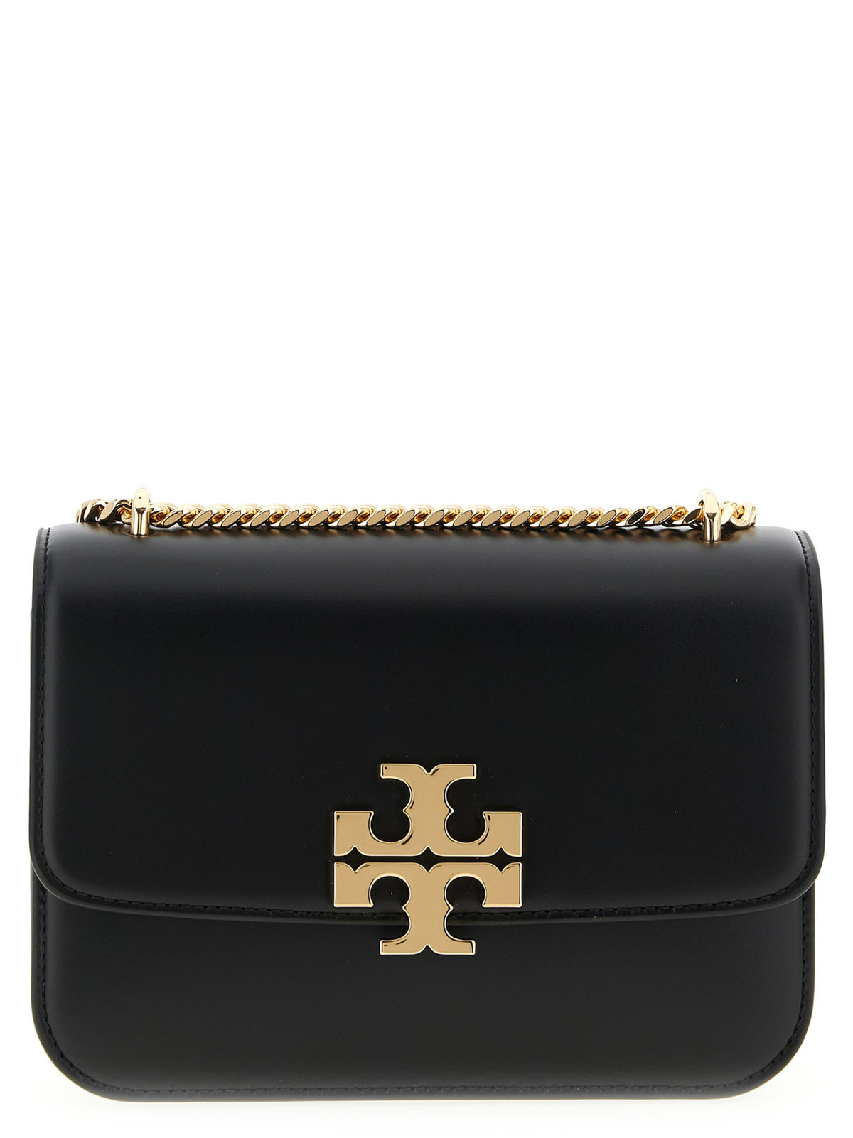 Tory Burch Schwarze Kalbsleder-Umhängetasche