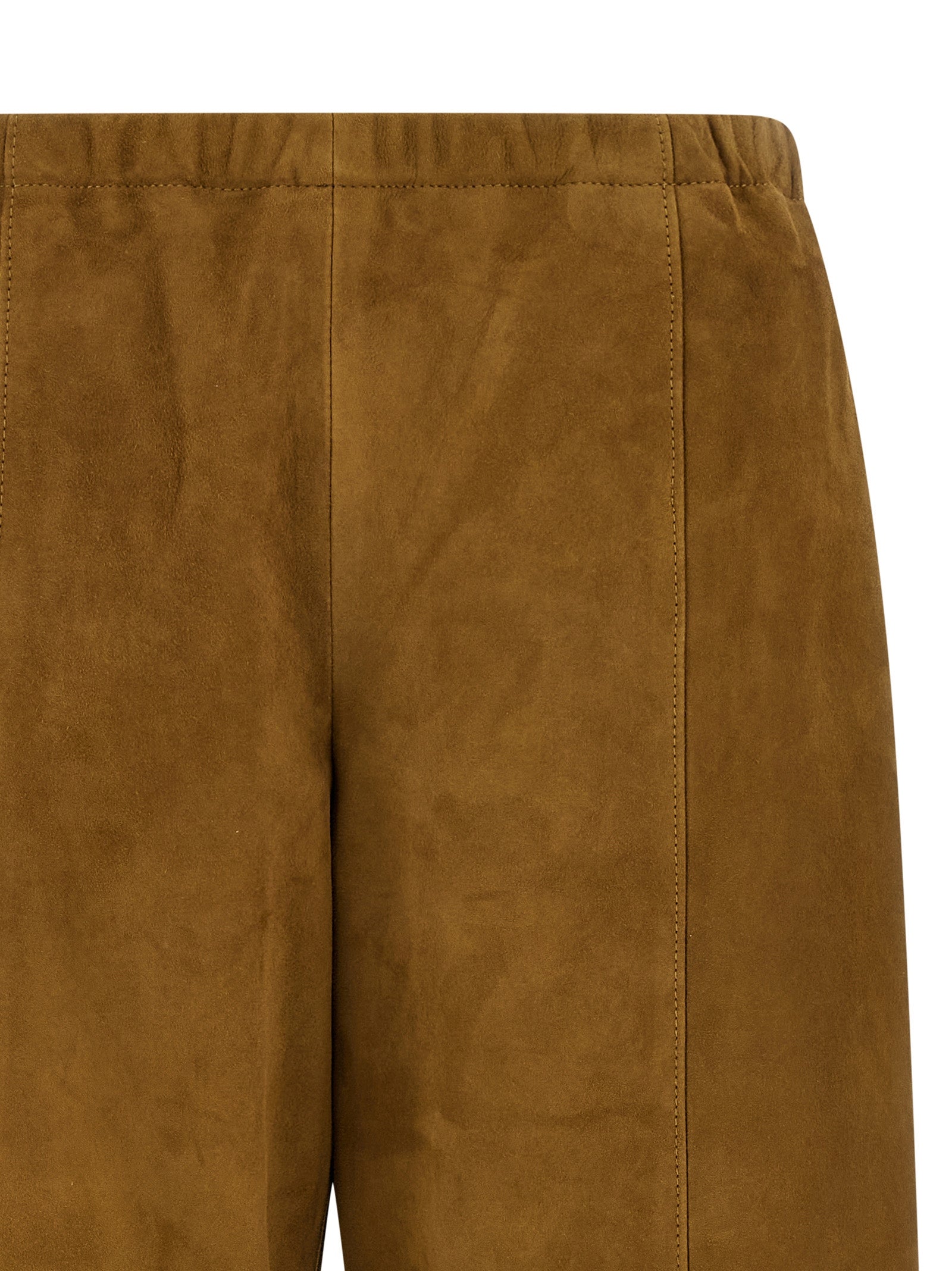 Khaite Braune Lederhose