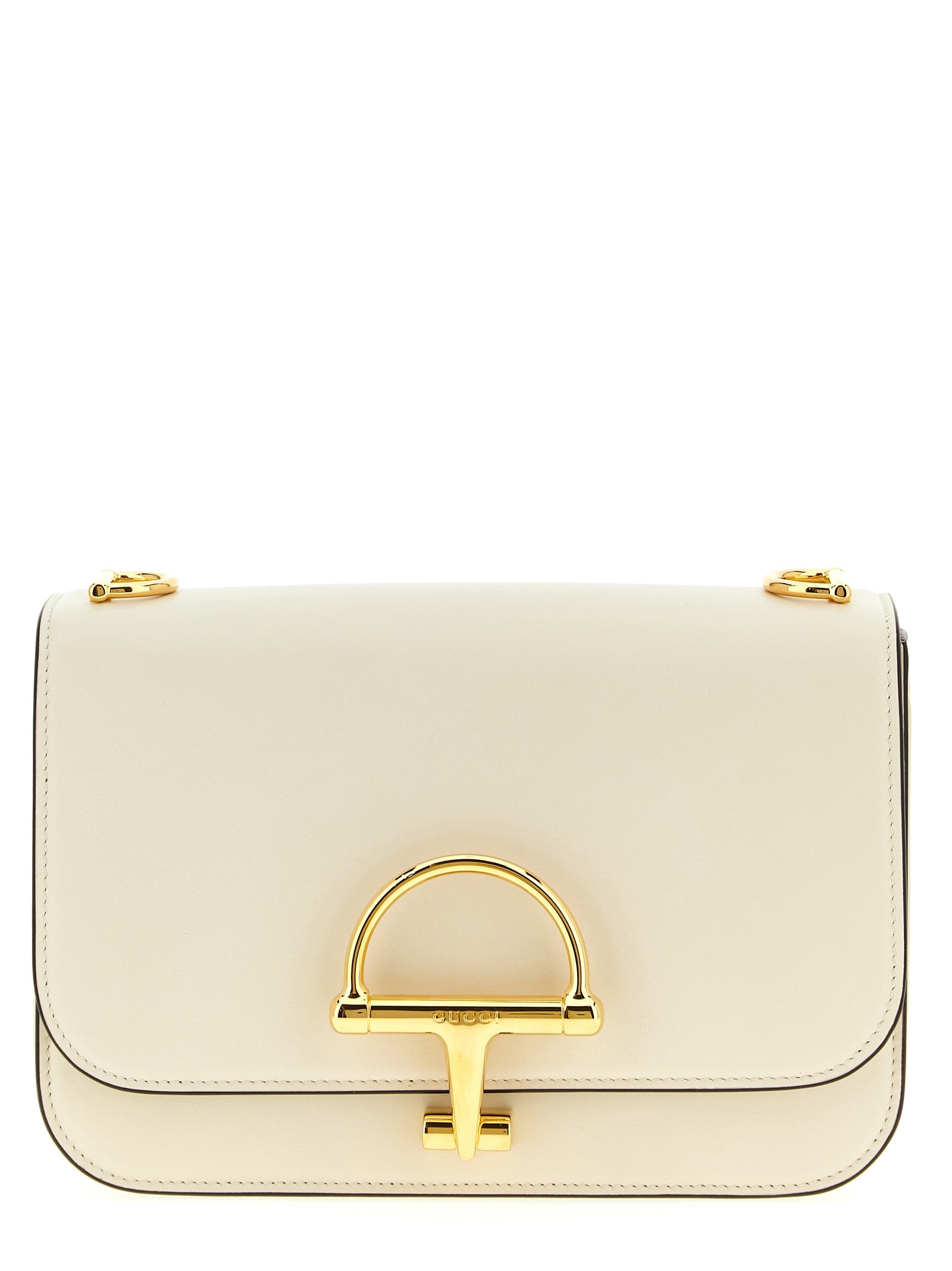 Gucci Weiße Kalbsleder-Schultertasche