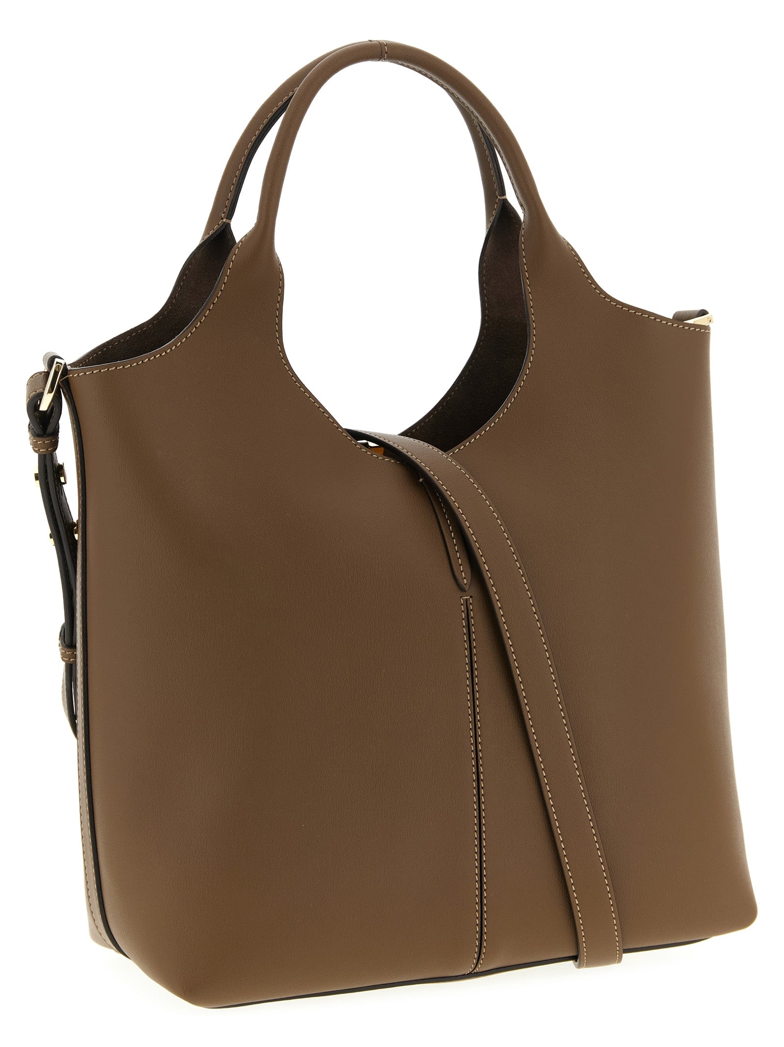 Tod's Braune Kalbsleder-Handtasche