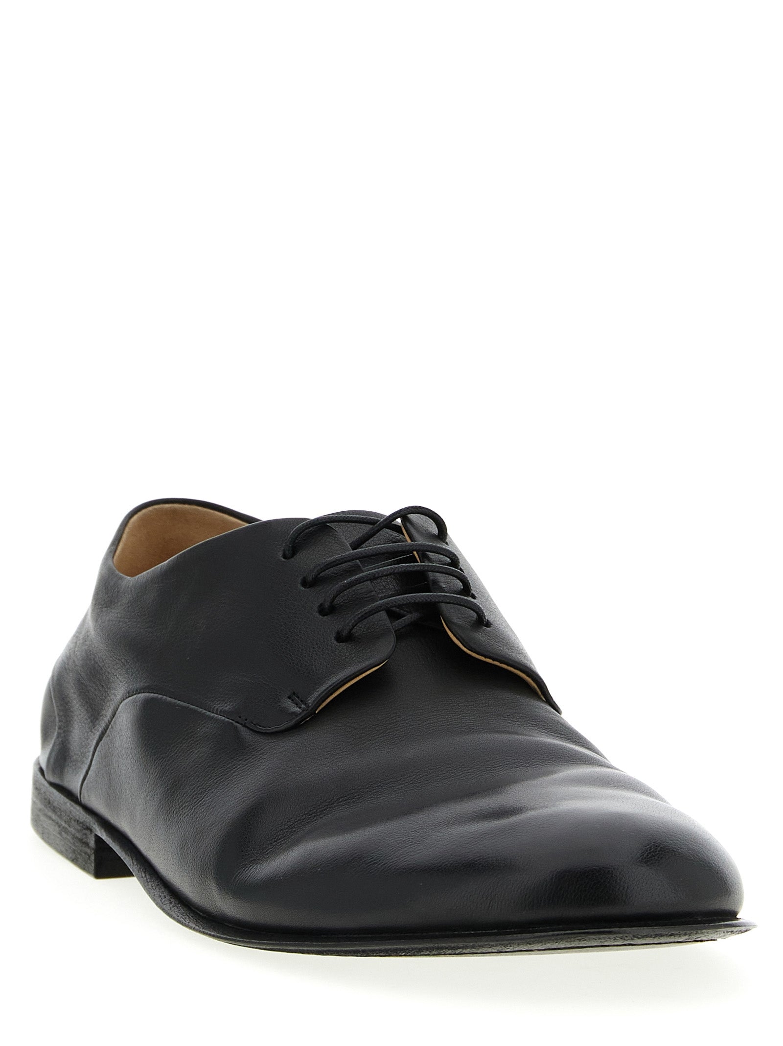 Marsell Schwarze Oxford- und Derby-Schuhe aus Kalbsleder