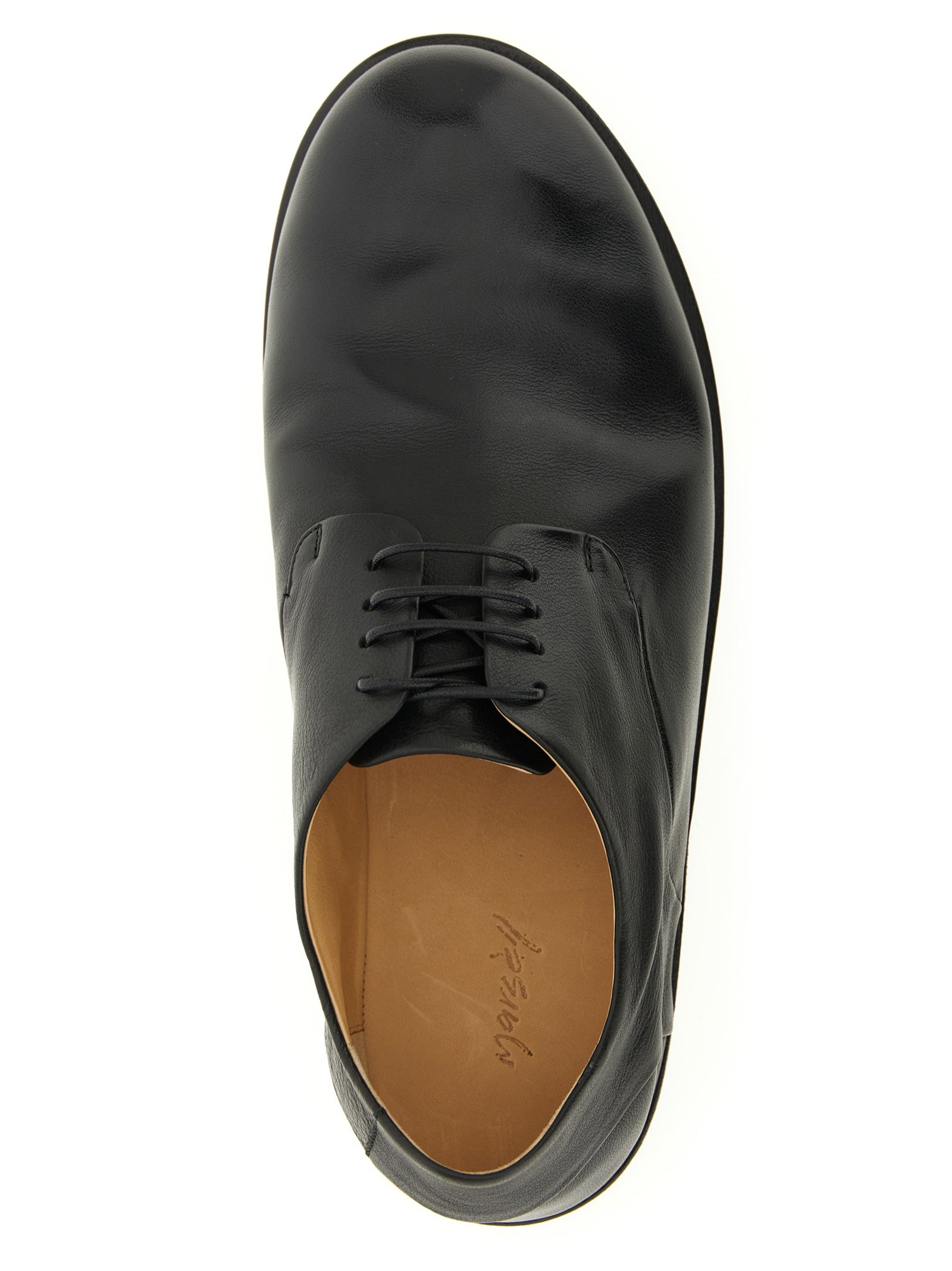 Marsell Schwarze Oxford- und Derby-Schuhe aus Kalbsleder