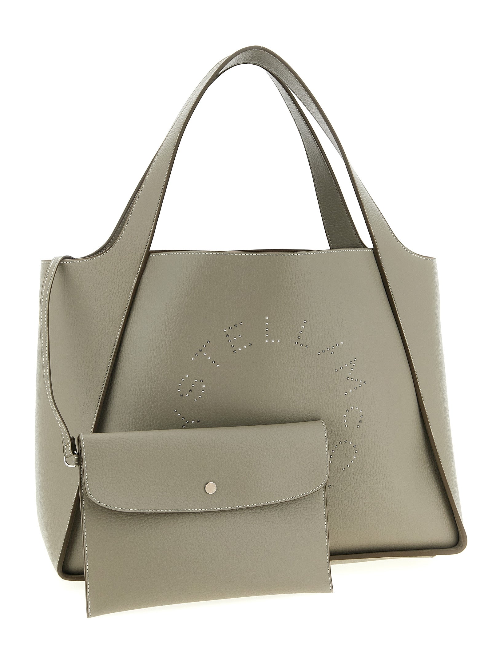 Stella McCartney Beige Polyamid-Tragetasche