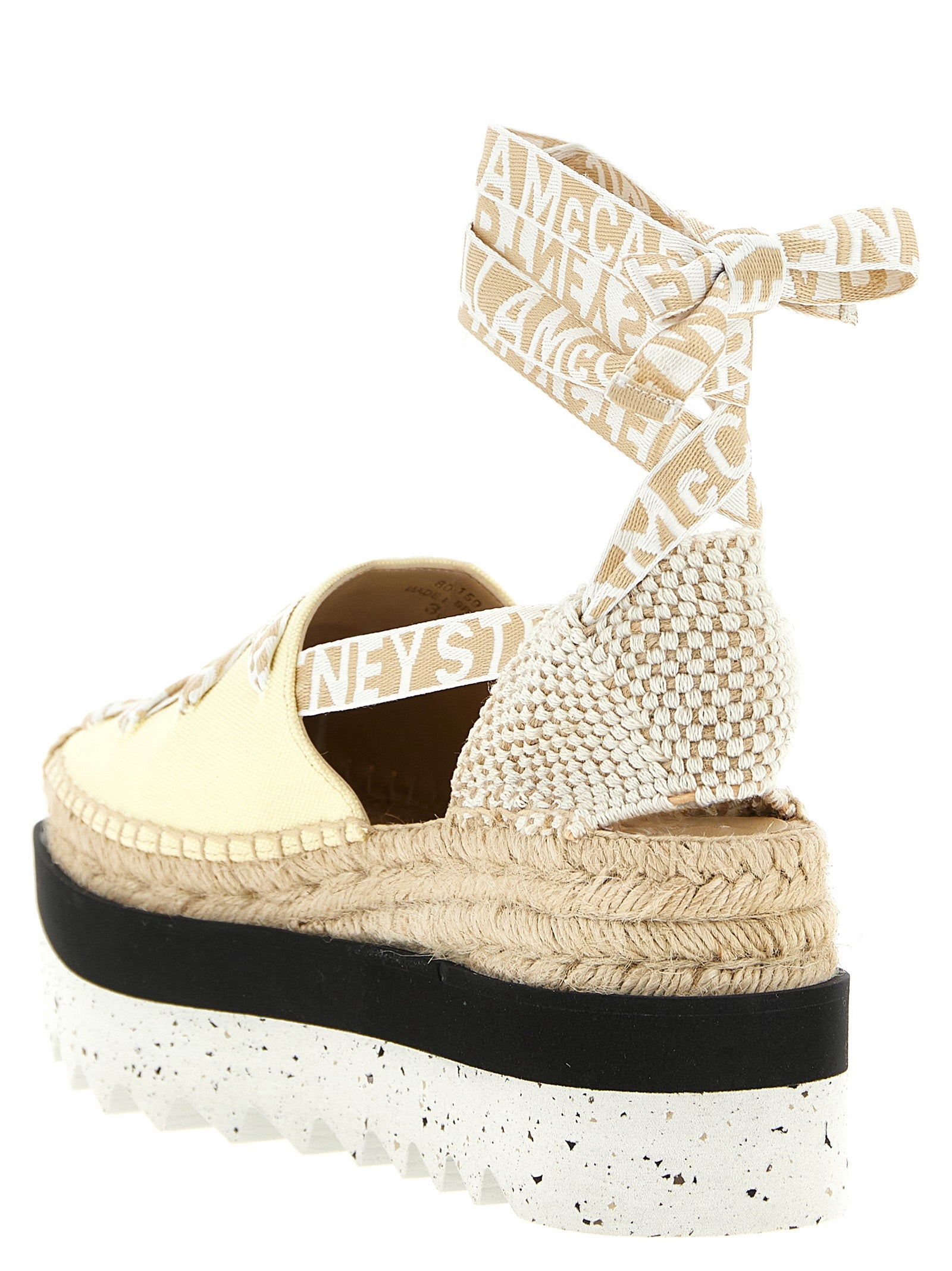 Stella McCartney Zweifarbige Keilsandalen aus Polyethylen