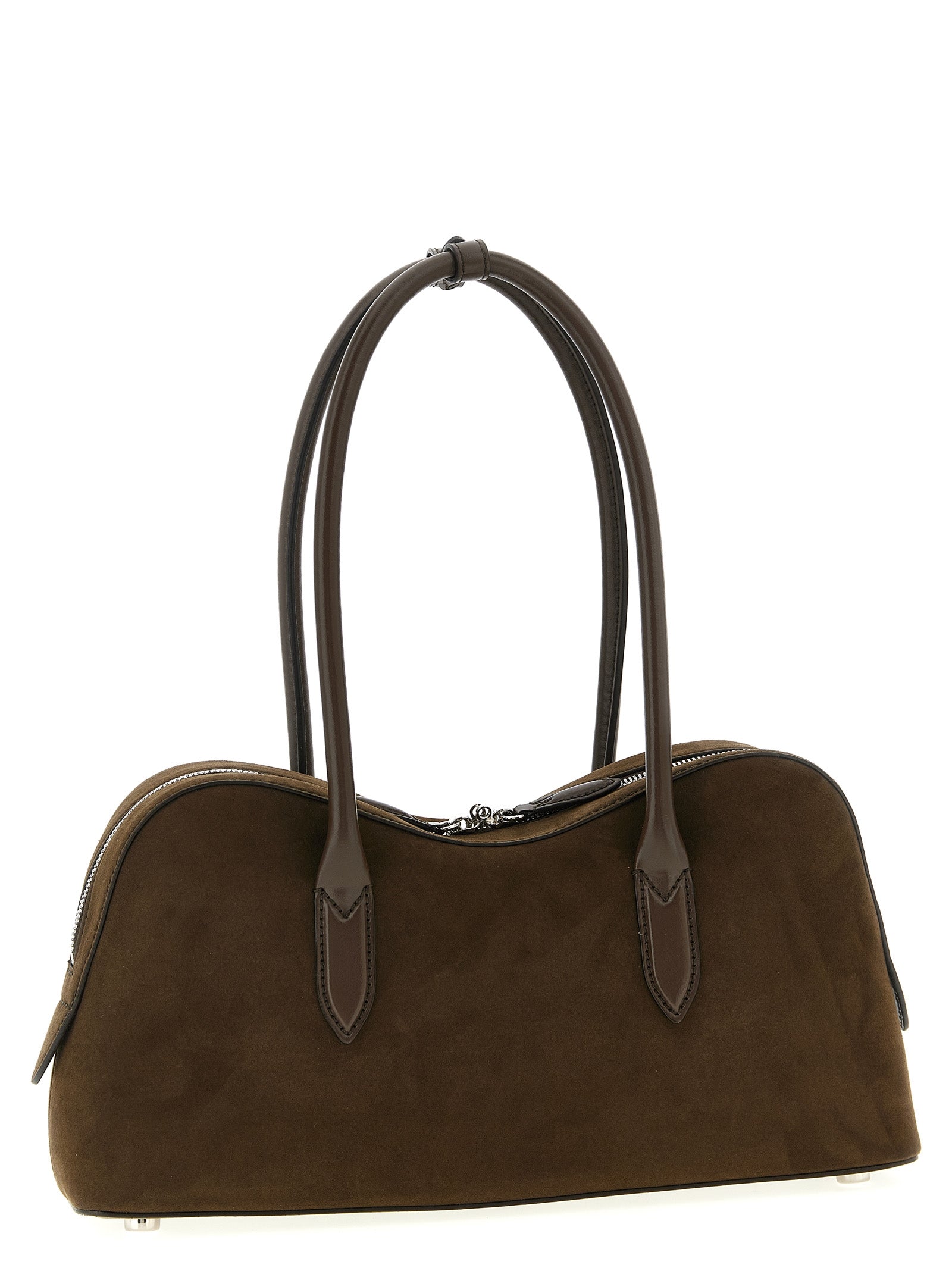 Stella McCartney Braune Umhängetasche aus Hanf