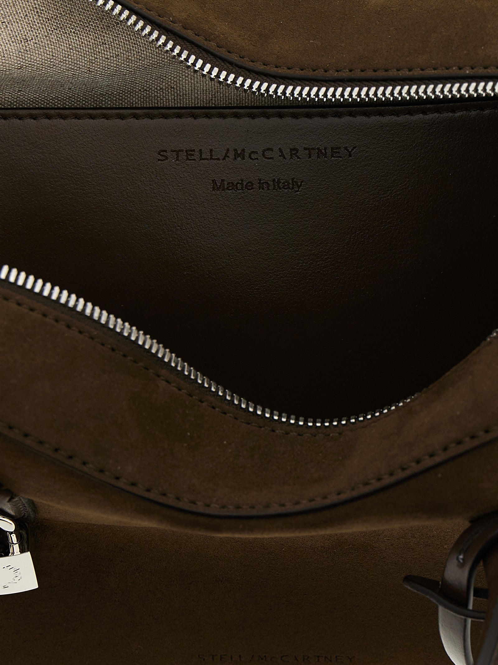 Stella McCartney Braune Umhängetasche aus Hanf
