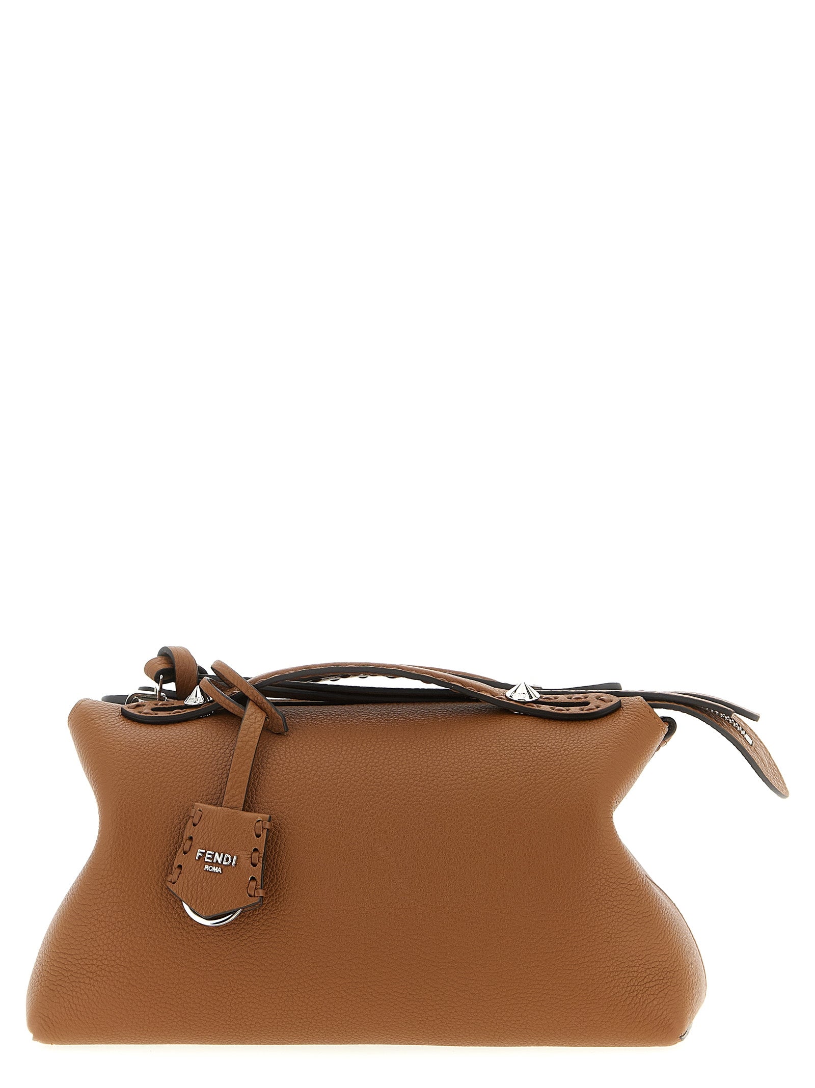 Fendi Braune Kalbsleder-Handtasche